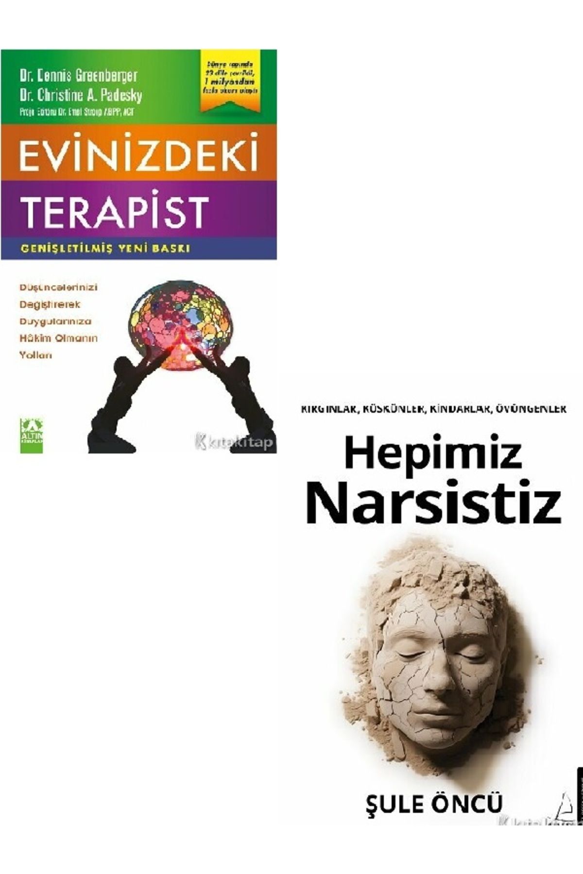 Destek Yayınları Evinizdeki Terapist - Hepimiz Narsistiz - Şule Öncü - Dennis Greenberger 2 KİTAP SET