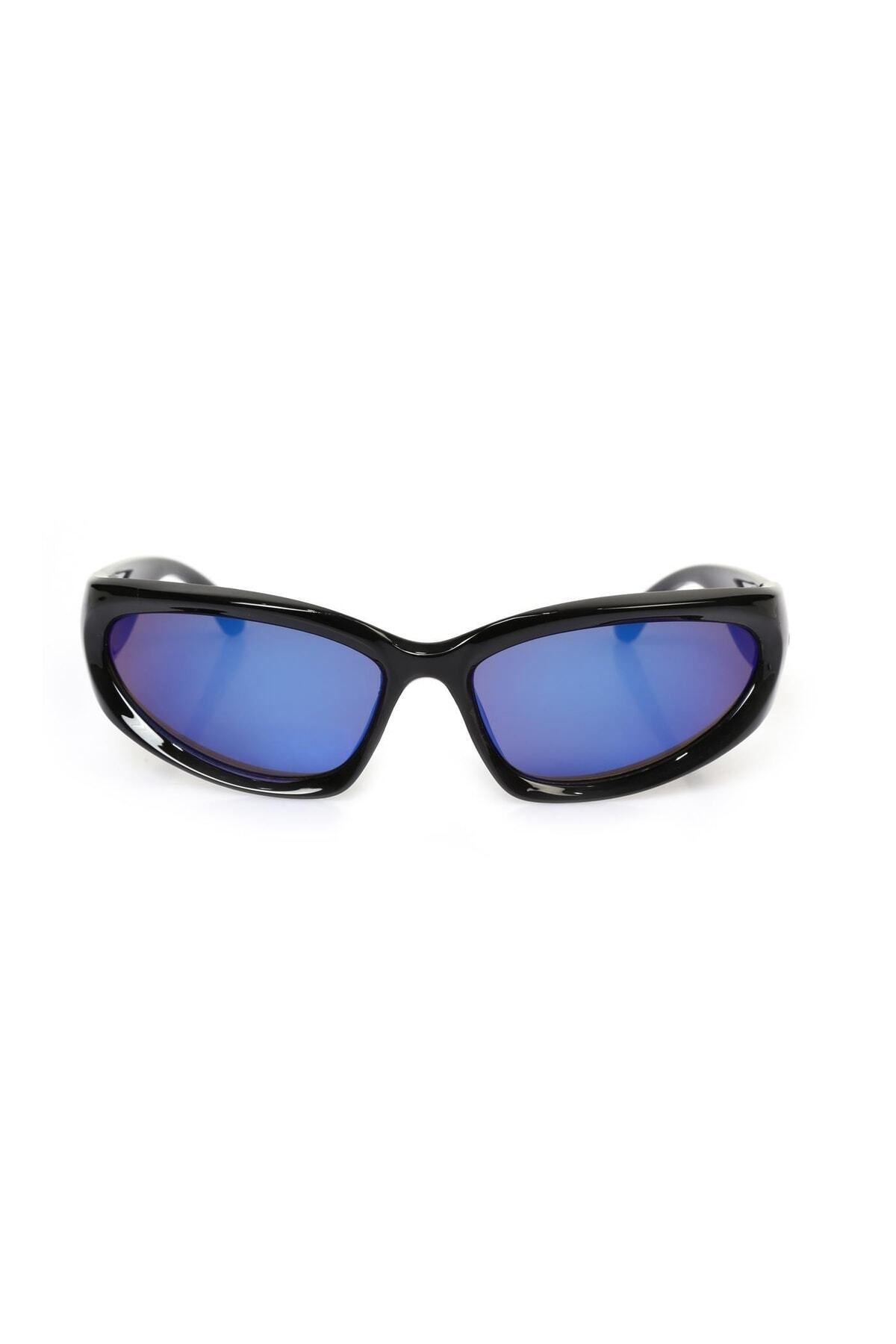 Angel Eyes UV400 Ve Rüzgar Korumalı Buğulanmaz Mavi Cam Bisiklet Gözlüğü BS9999C1