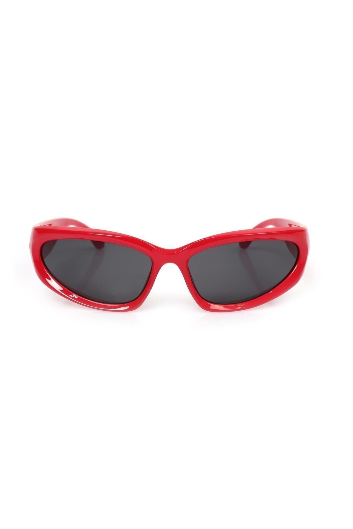 Angel Eyes UV400 Korumalı Kırmızı Çerçeve Siyah Cam Snowboard/Kayak Gözlüğü