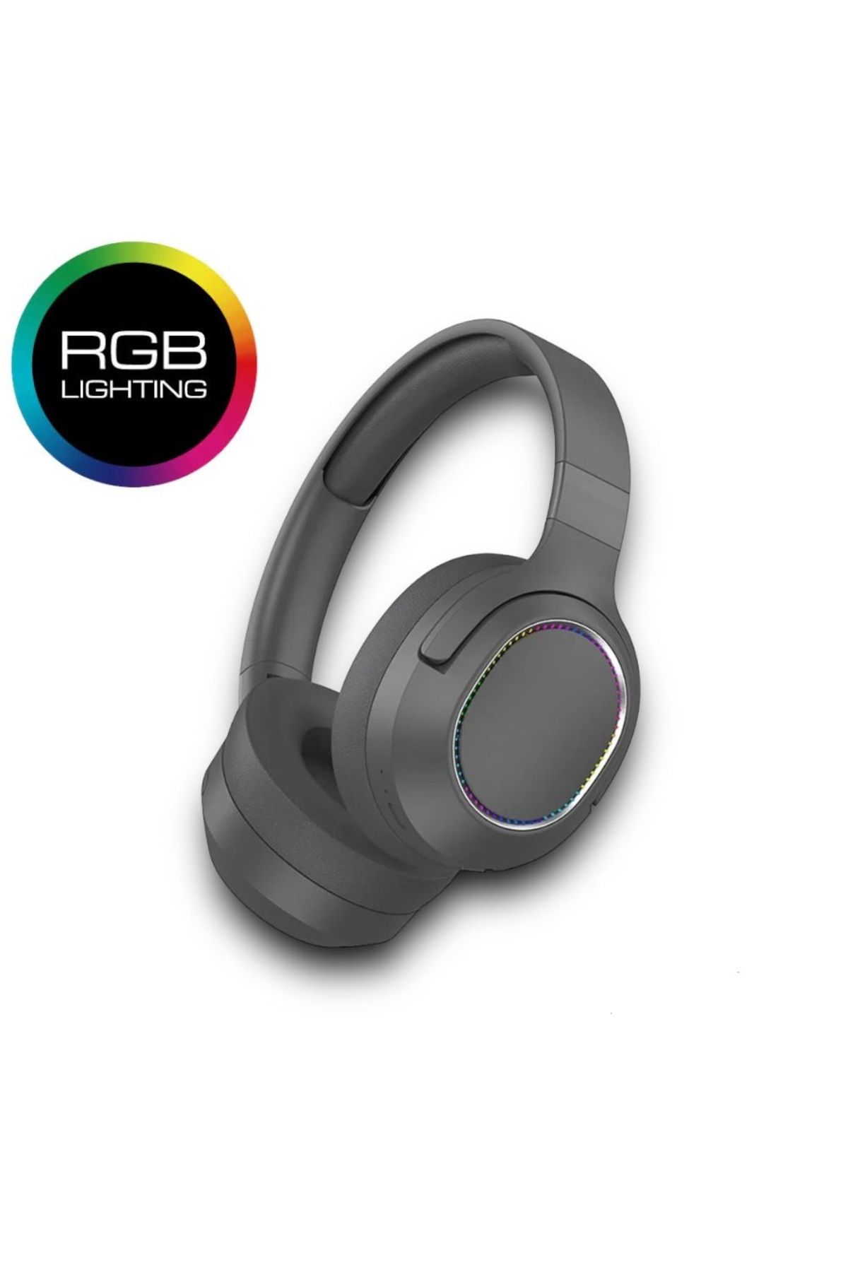Mmctech Yeni Nesil Şık Tasarım Extra Bass Kablosuz Bluetooth Rgb Işıklı Mikrofonlu Spor Kulaklık