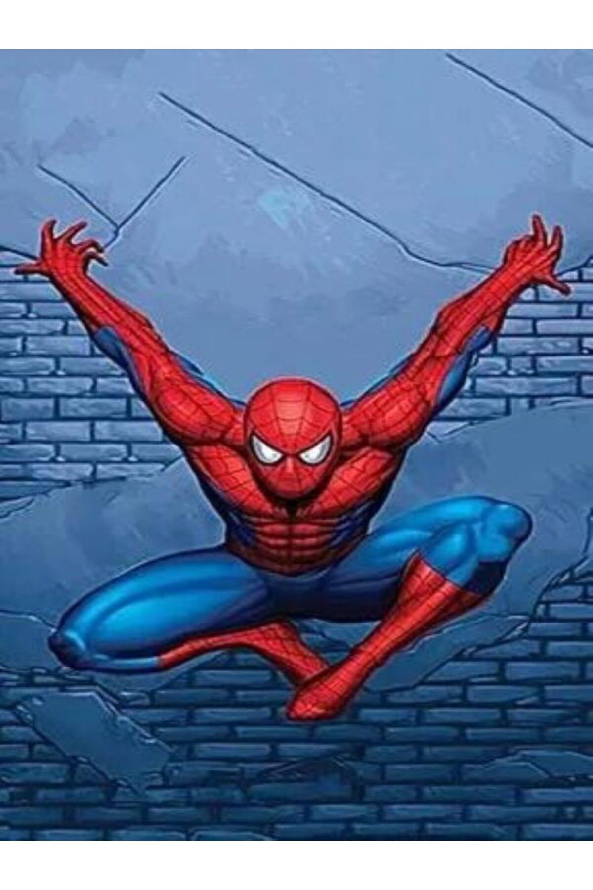 GÜRLER HOME COLLECTION Çocuk Odası Halısı Spiderman Dijital Baskı Kaymaz Jel Taban Yıkanabilir