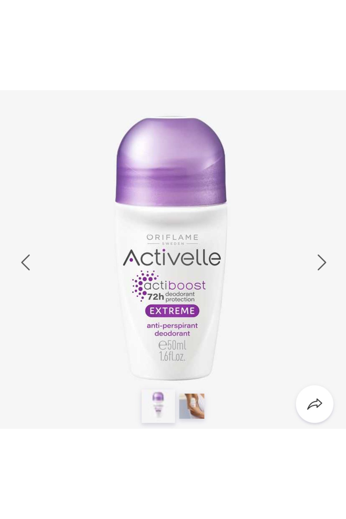 Oriflame Activelle Extreme Anti-perspirant Roll-on