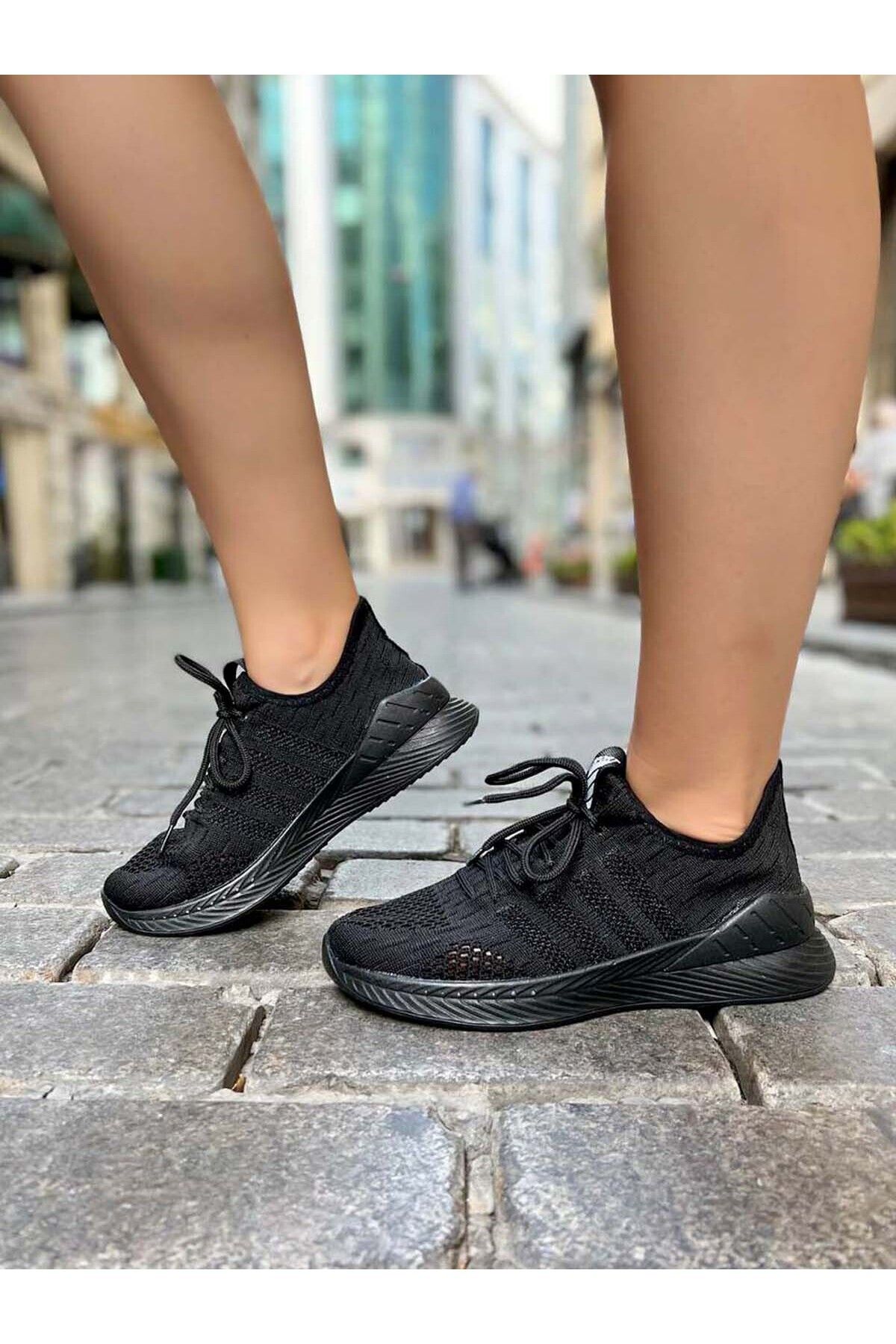 Fast Step Unisex Anatomik Taban Günlük Garantili Yürüyüş Koşu Sneaker Spor Ayakkabı Siyah 925za038