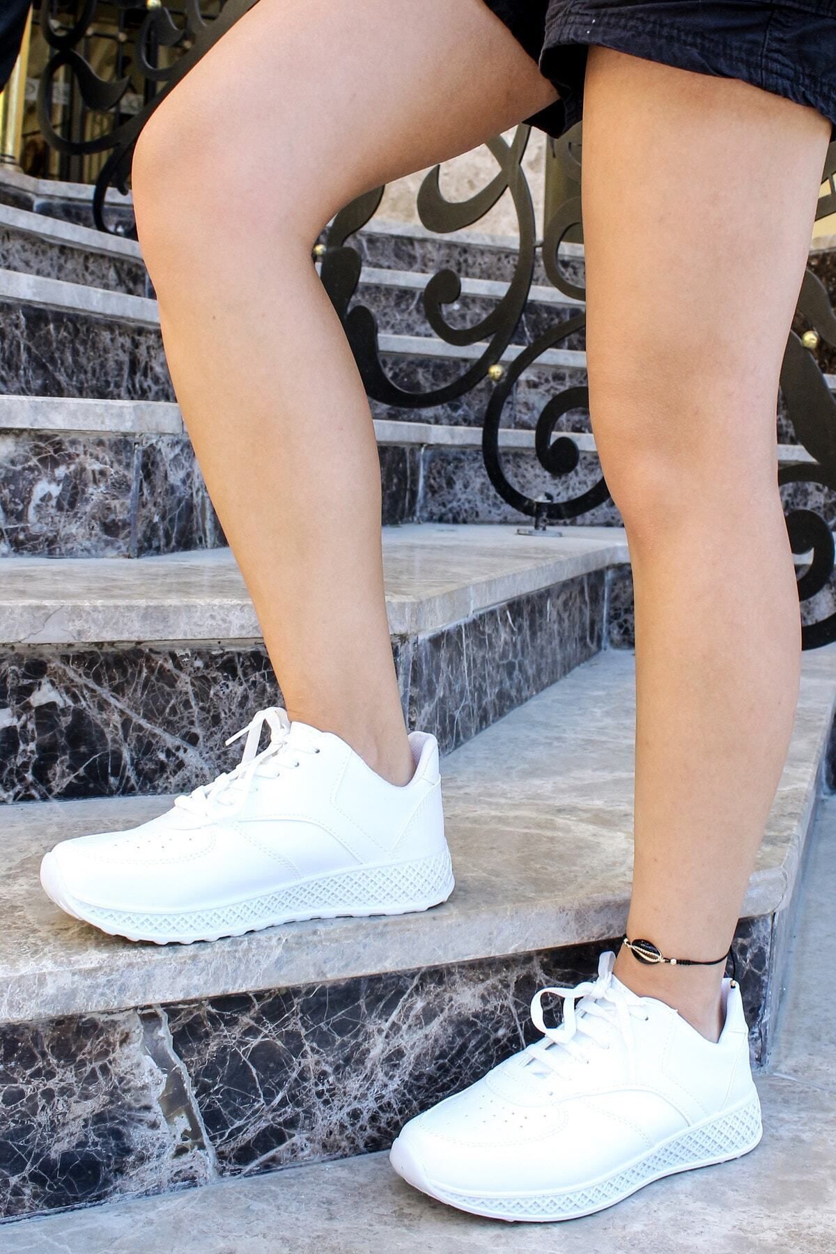 Fast Step Kadın Günlük Sneaker Rahat Bağcıklı Spor Yazlık Hafif Ayakkabı 416zafjack