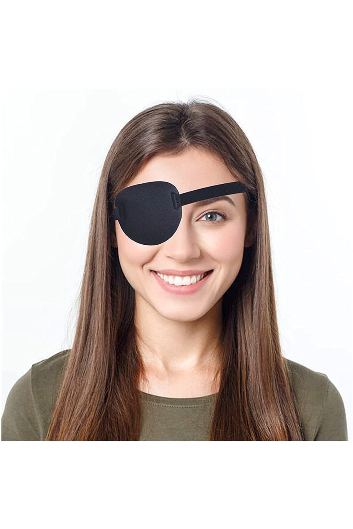 ARWEX Göz Kapama Bandı – Tek Göz Korsan Bandı – Göz Bandajı – Göz Tembelliği Bandı – Göz Pedi – Göz Bandı