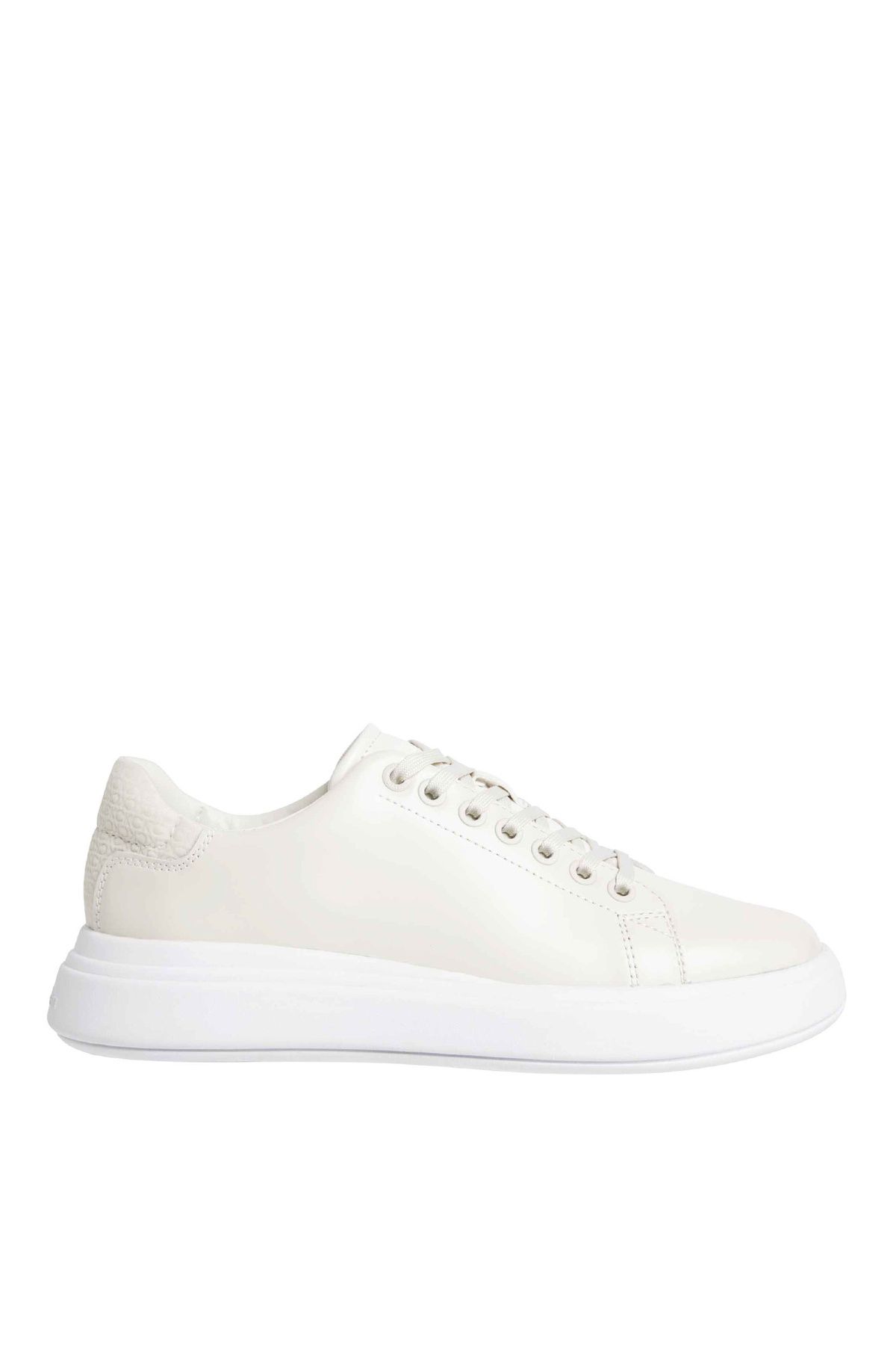 Calvin Klein Ekru Kadın Deri Sneaker HW0HW01878ACG