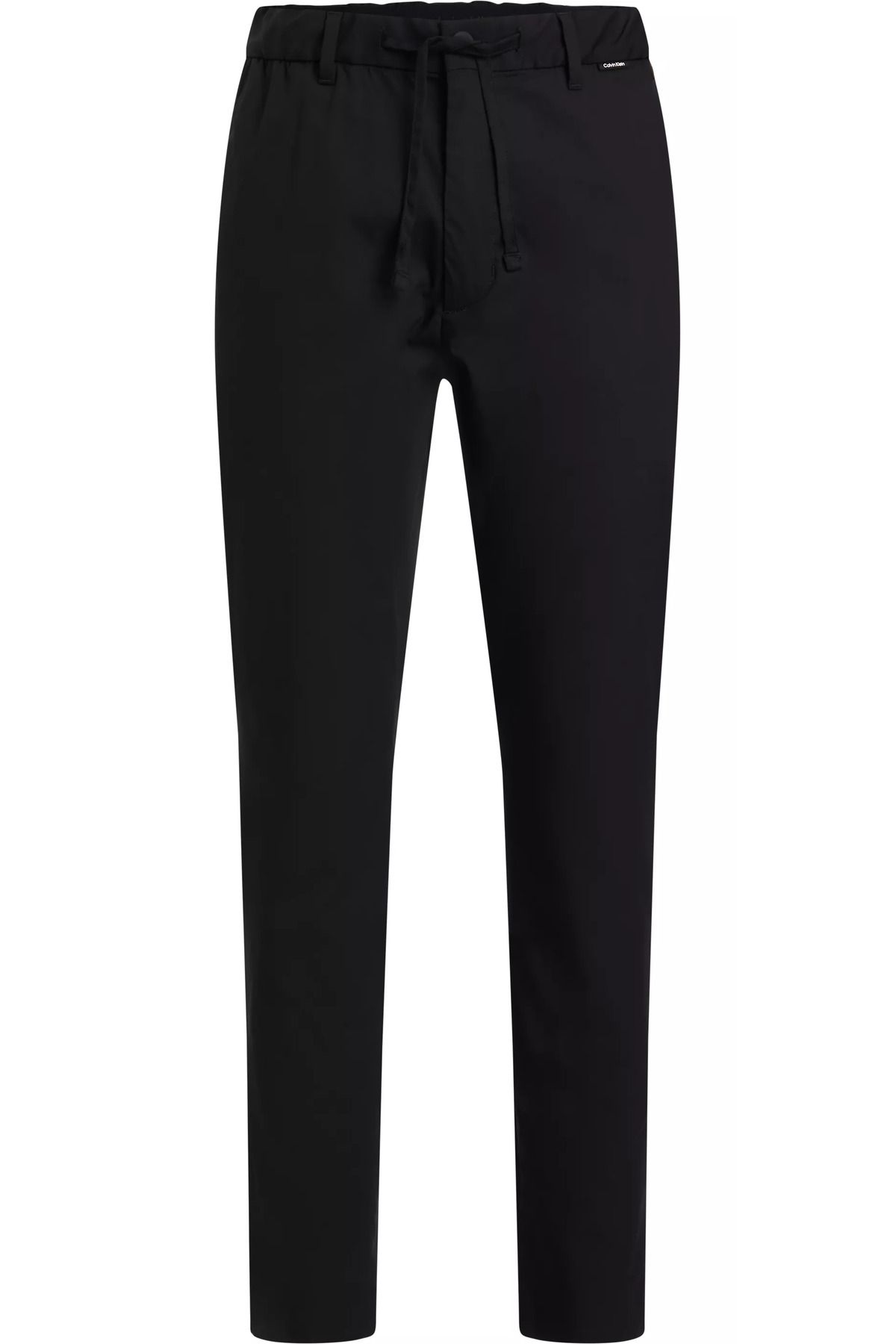 Calvin Klein Erkek Normal Belli Pamuklu Logo Desenli Siyah Pantolon K10K112381-BEH