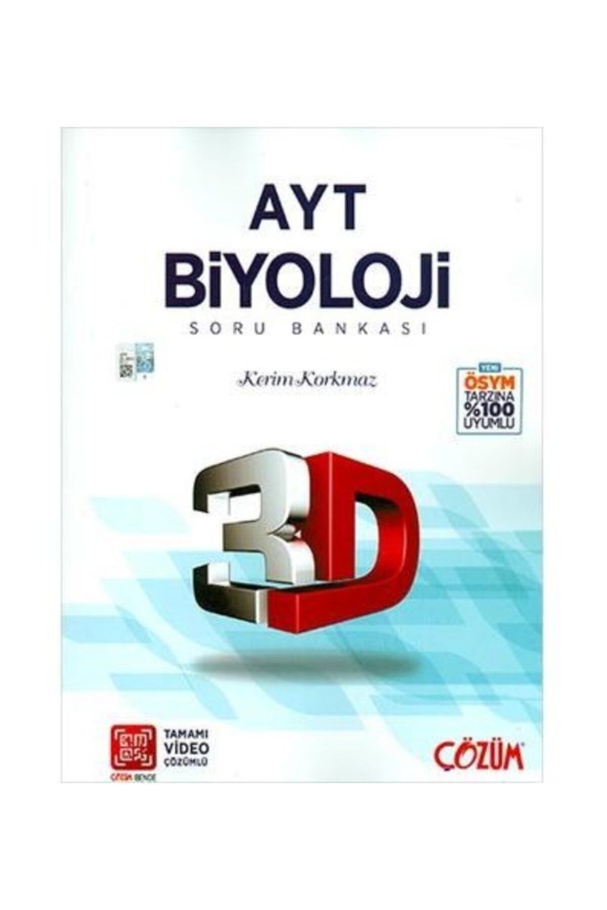 Çözüm Yayınları Ayt 3d Biyoloji Tamamı Video Çözümlü Soru Bankası 3d Yayınları
