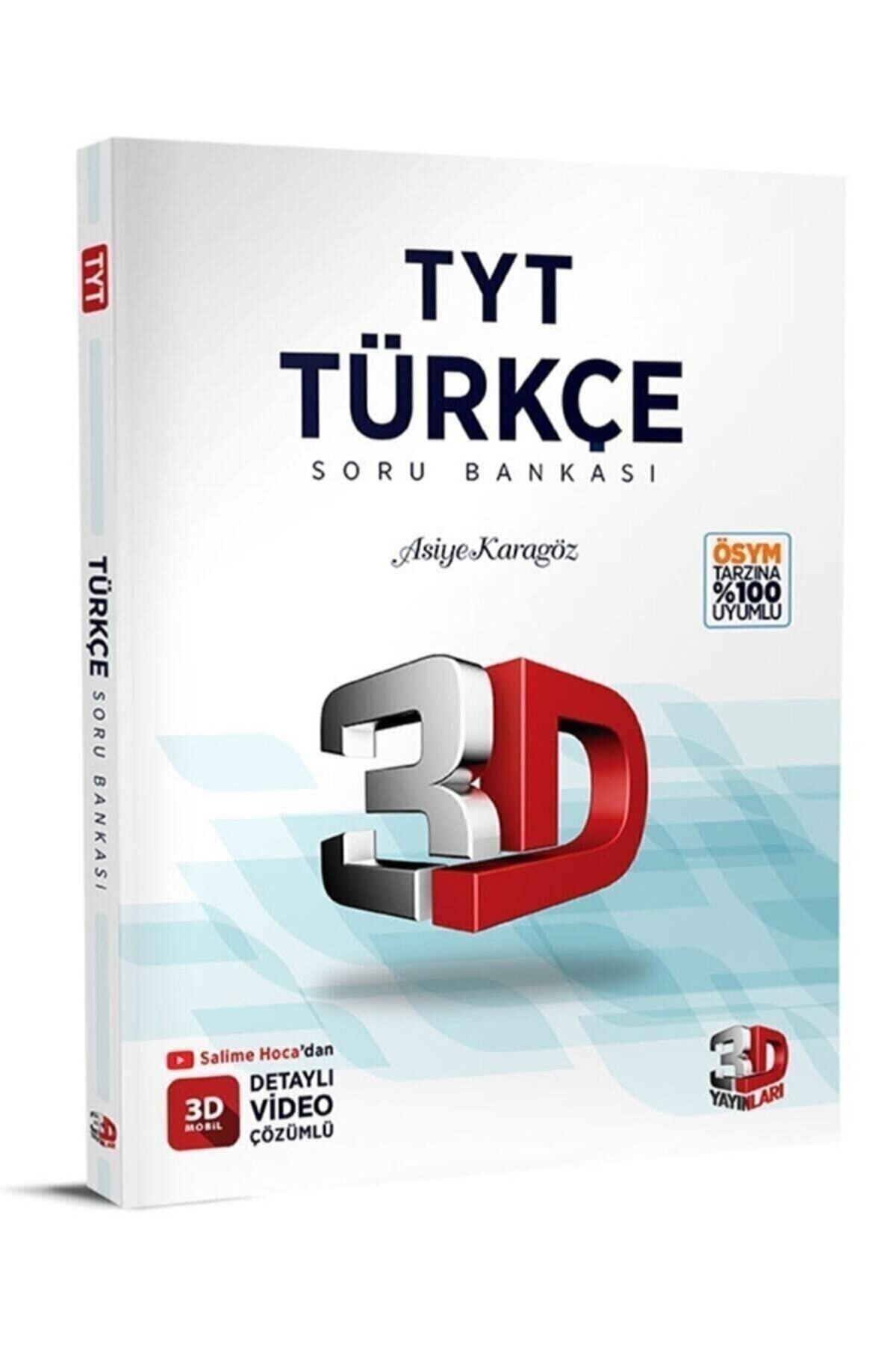 3D Yayınları Çözüm Tyt Türkçe 3d Soru Bankası