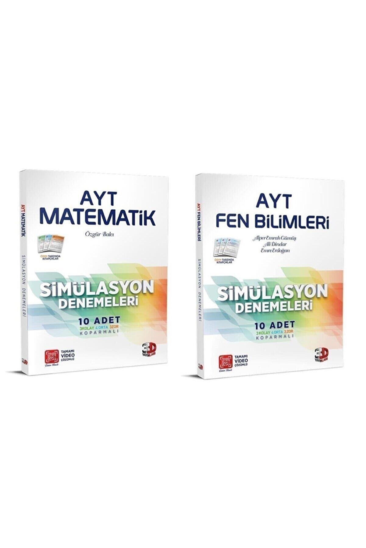 Çözüm Yayınları Çözüm Ayt 3d Matematik Fen Bilimleri Simülasyon Deneme Seti 2 Kitap