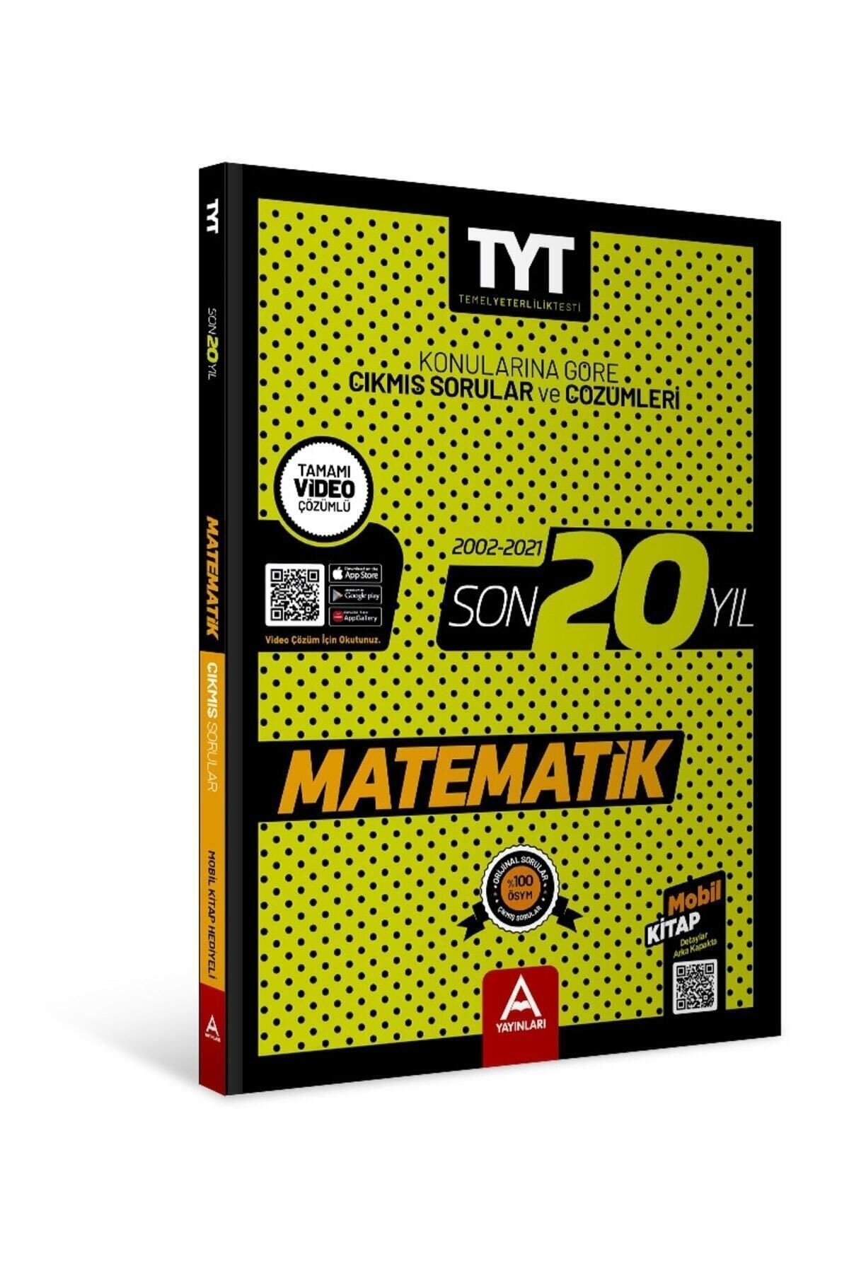 A Yayınları Tyt Matematik Son 20 Yıl Konularına Göre Tamamı Çözümlü Çıkmış Sorular St96454