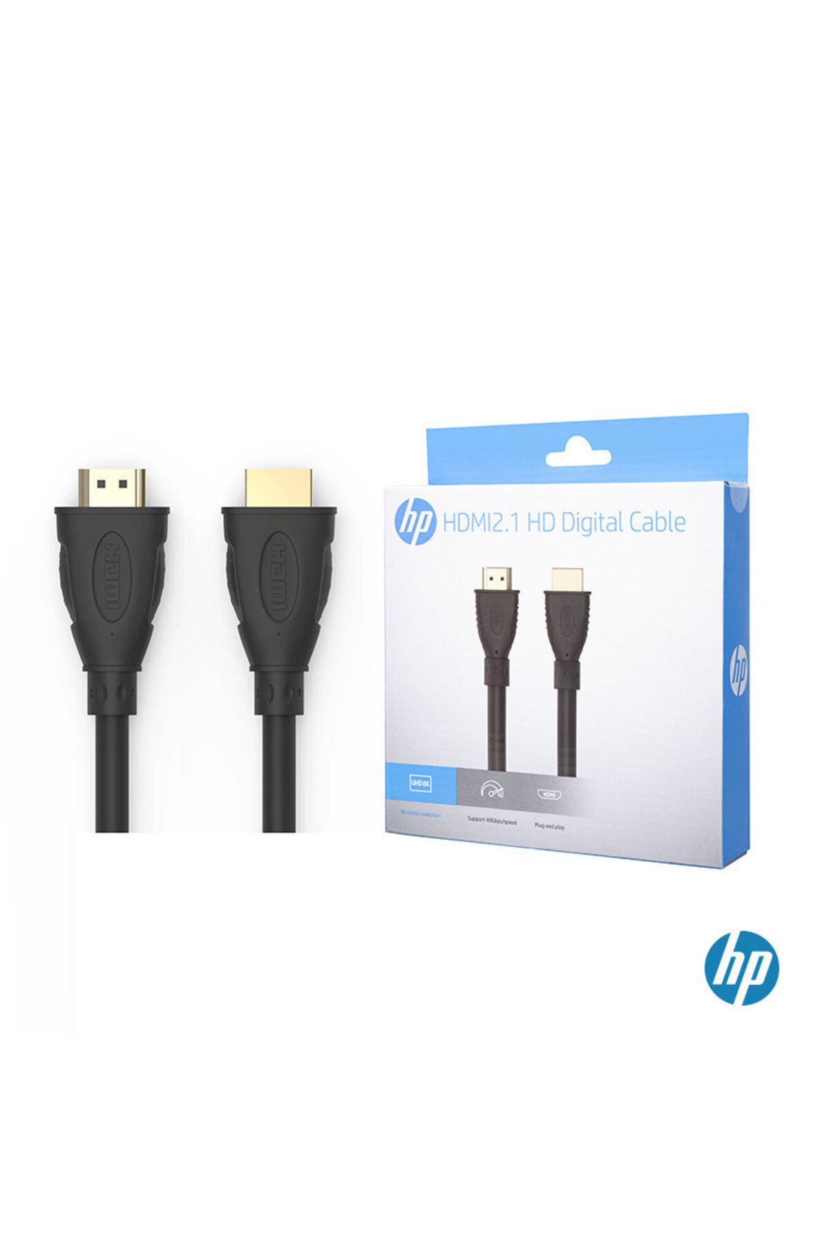 HP Dhc-hd02-3m Hdmı 2.1 Yüksek Hızlı 48 Gpbs 8k(7680 X 4320) 3m Kablo