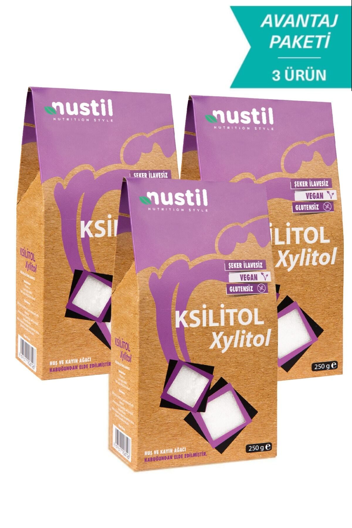 NUSTİL Ksilitol - Xylitol 250 G X 3
