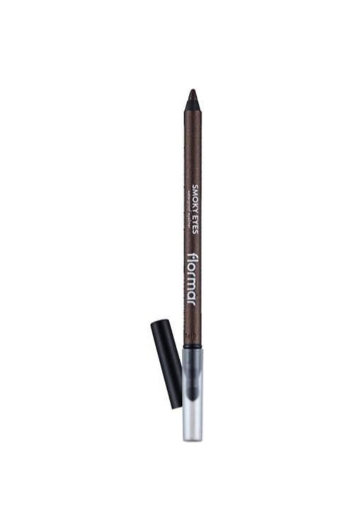 Flormar Smoky Pencil with Sponge 06 Oustanding Bronze