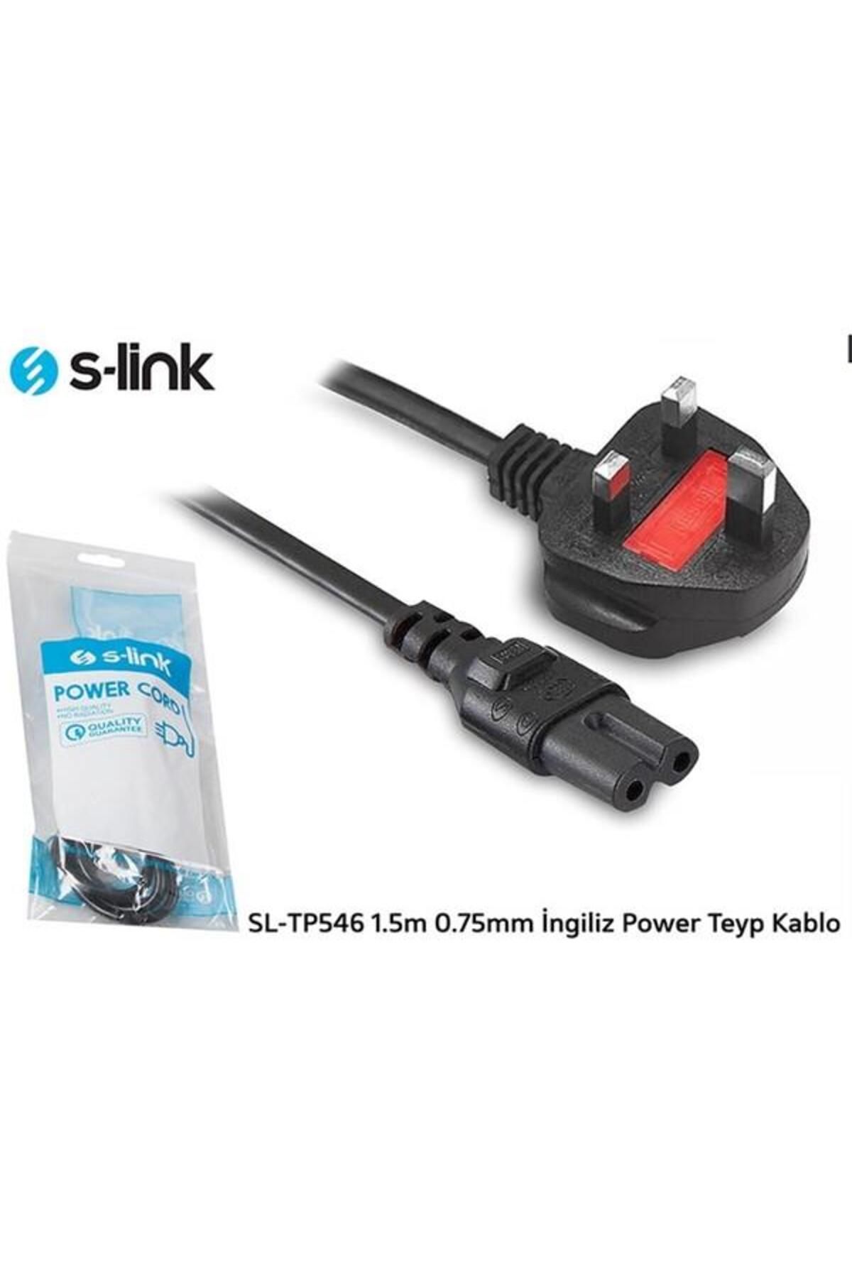S-Link SL-TP546 1.5m 0.75mm İngiliz Power Teyp Kablo