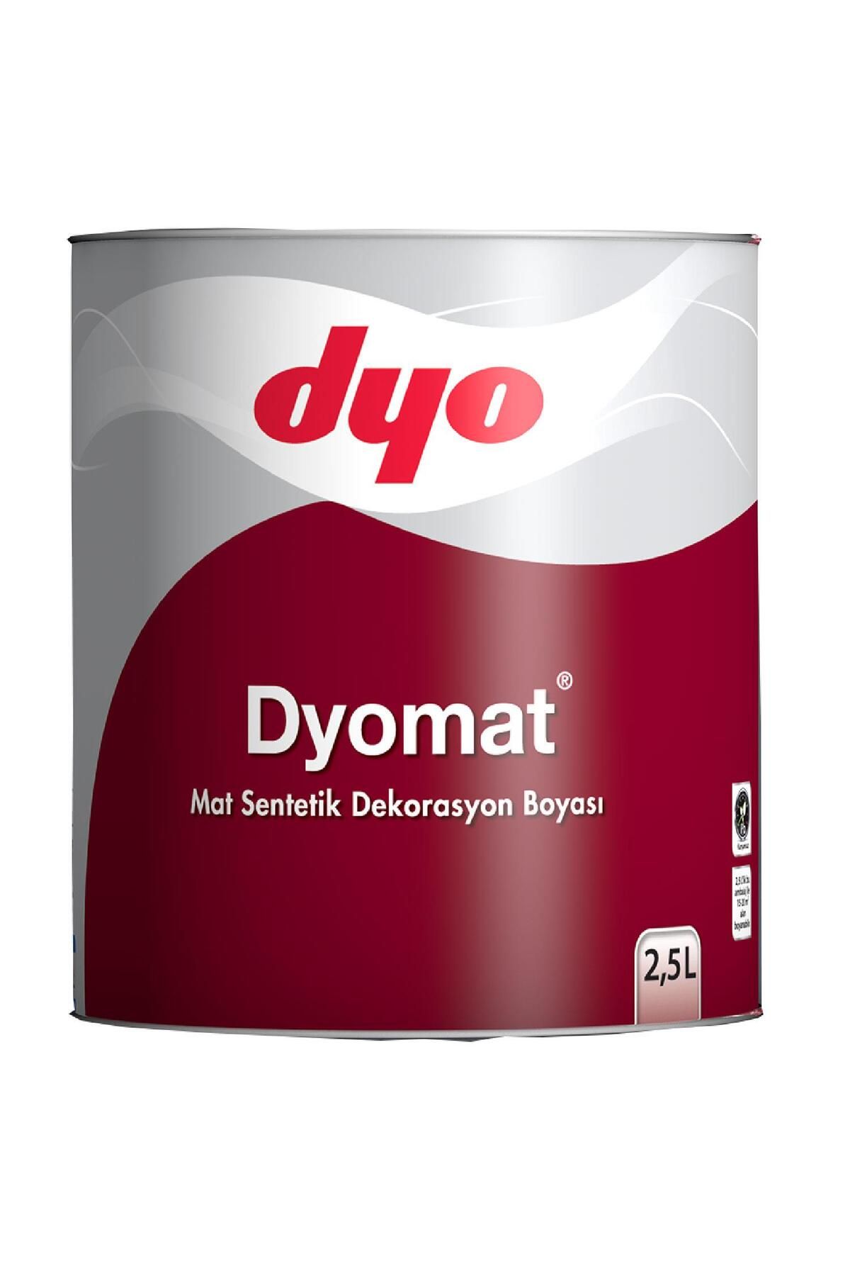 Dyo Dyomat Mat Dekorasyon Boyası 2,5 Litre Siyah