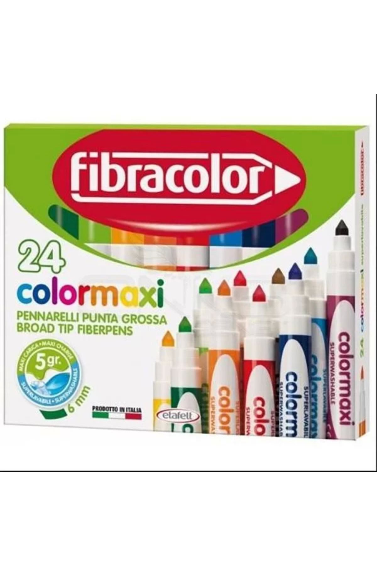 Fibracolor Colormaxi Keçeli Kalem 24 Renk