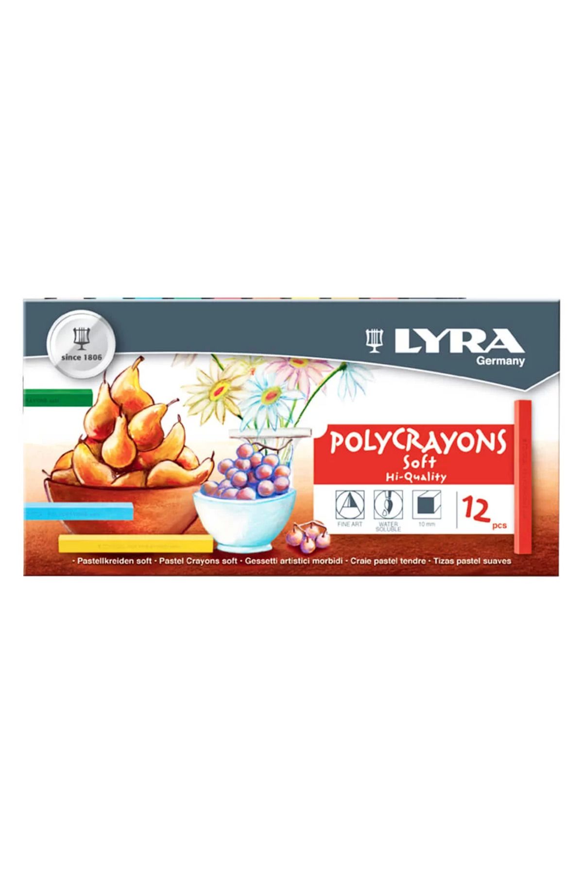 Lyra Polycrayons Soft Toz Pastel Boya 12’li L5651120