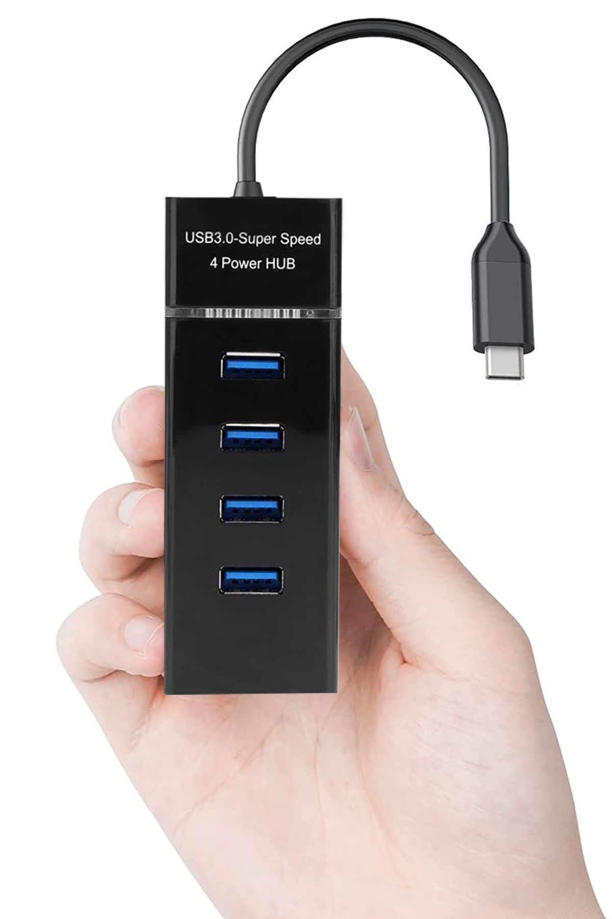 Benefse Ledli 4 Port Usb Hub Çoklayıcı Çoğaltıcı 4 Lü Usp Pc Kablosu Dağıtıcı Switch Veri Aktarım