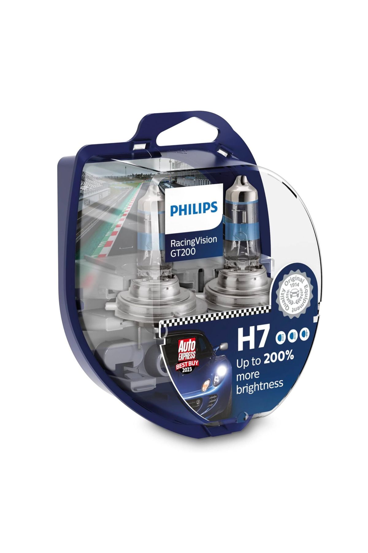 Philips H7 racing vision gt200 ampul seti