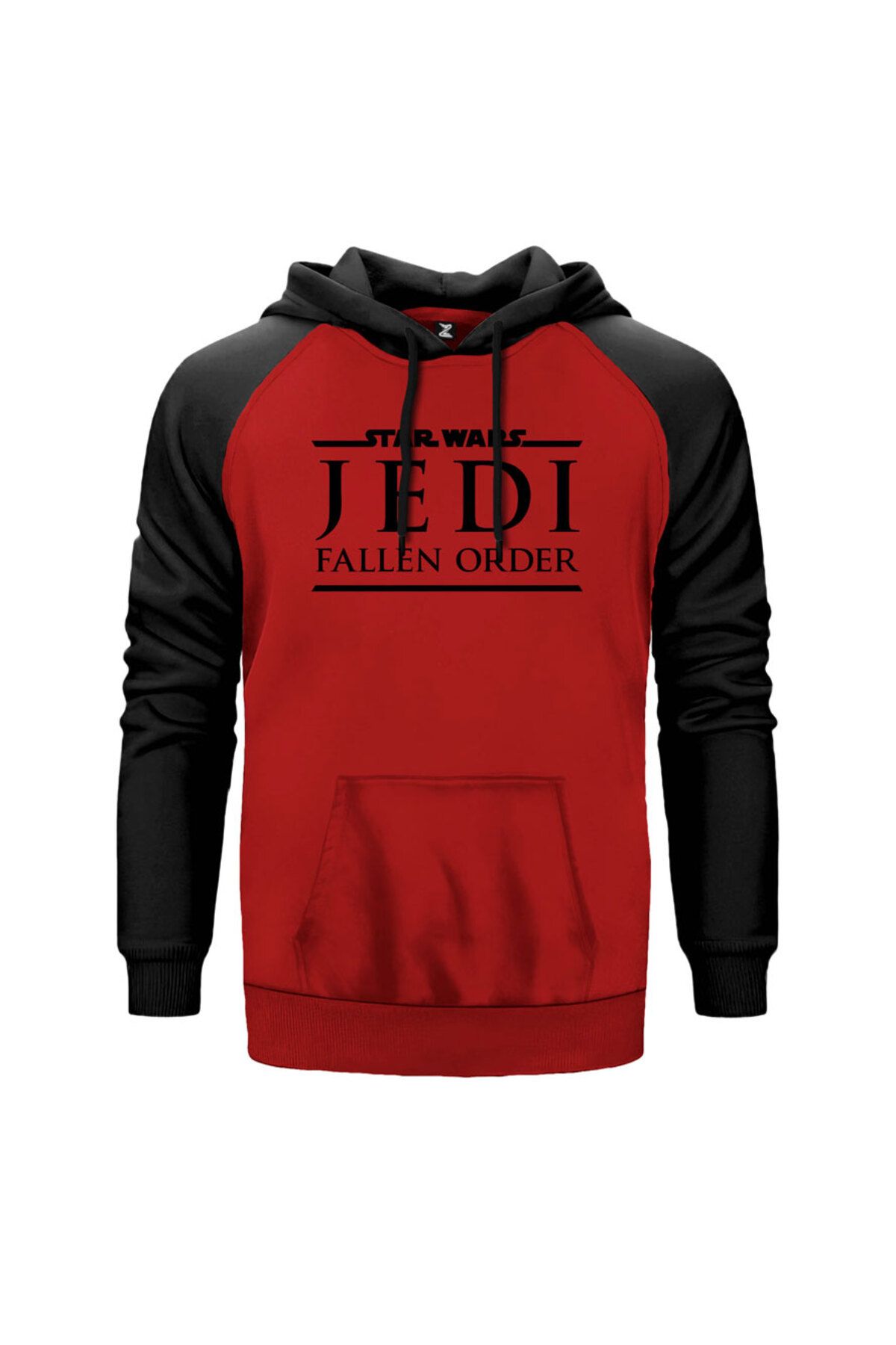 Z zepplin Star Wars Jedi Fallen Order Kırmızı Renk Reglan Kol Sweatshirt
