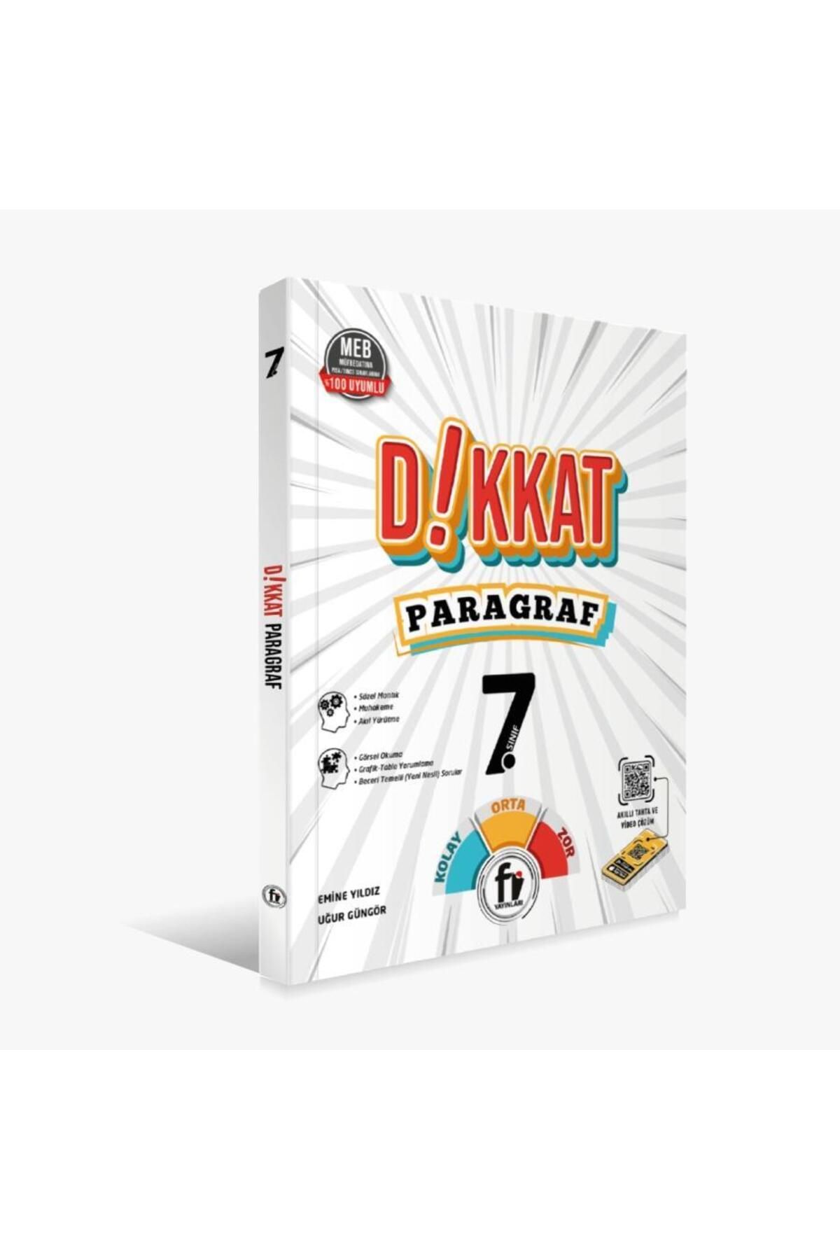 Fi Yayınları 7.SINIF DİKKAT PARAGRAF SORU BANKASI / Fİ YAYINLARI