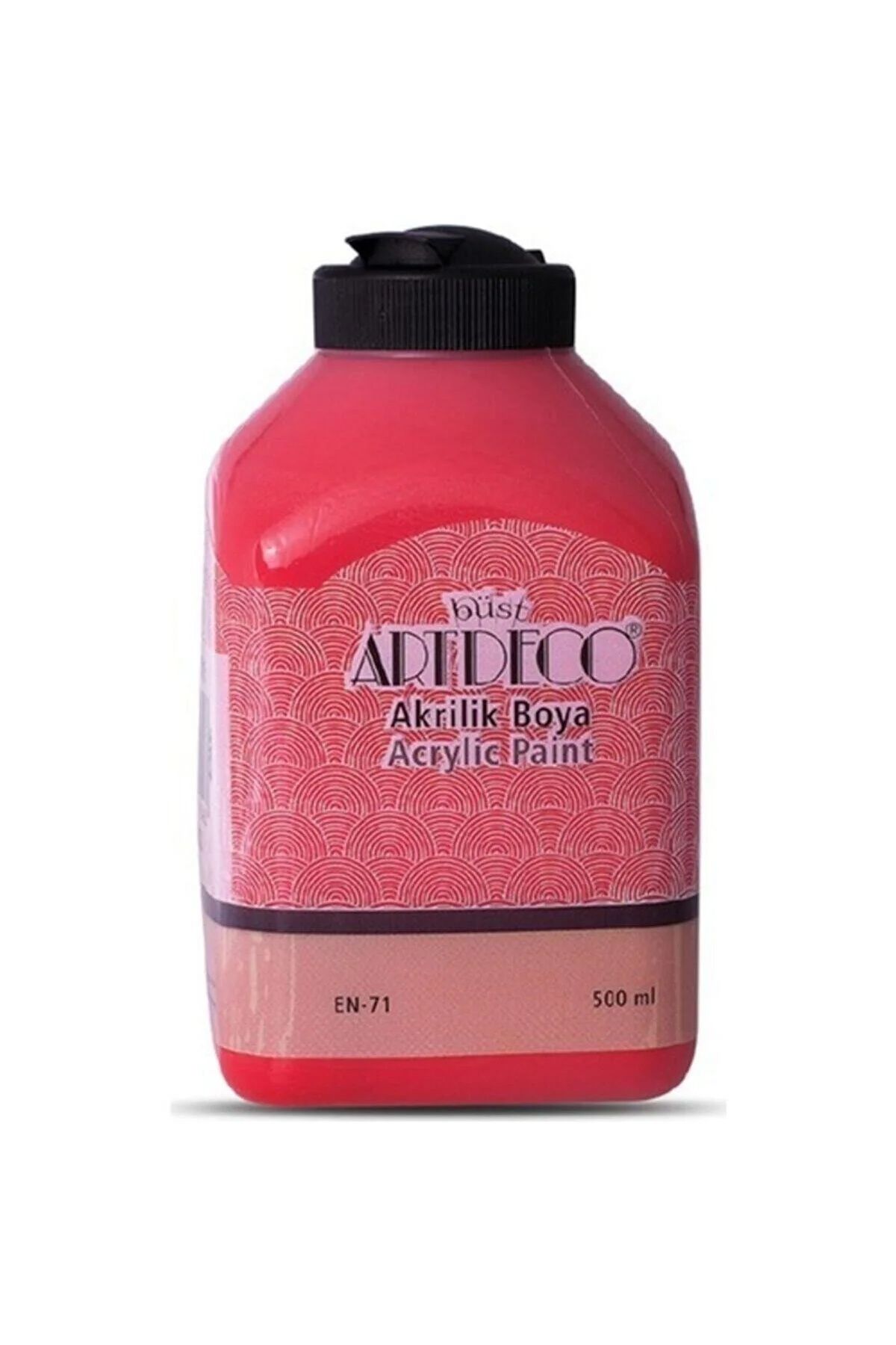 Toptan Bulurum Artdeco Akrilik Boya 500ml Kırmızı