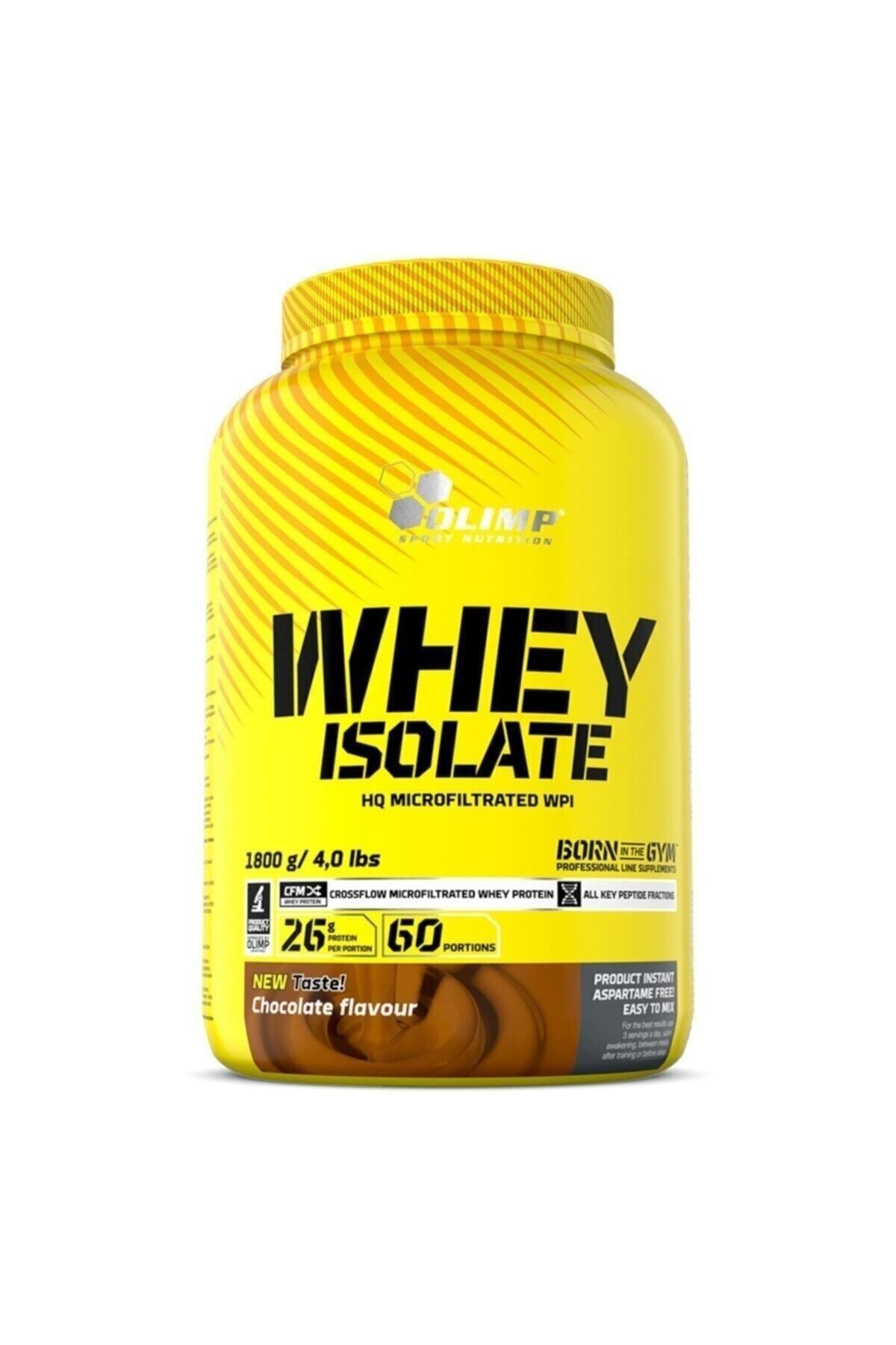 Olimp Whey Isolate Protein Çikolata Aromalı 1800 gr Izole Tozu Bcaa Glutamin Arjinin Güç Vitamin