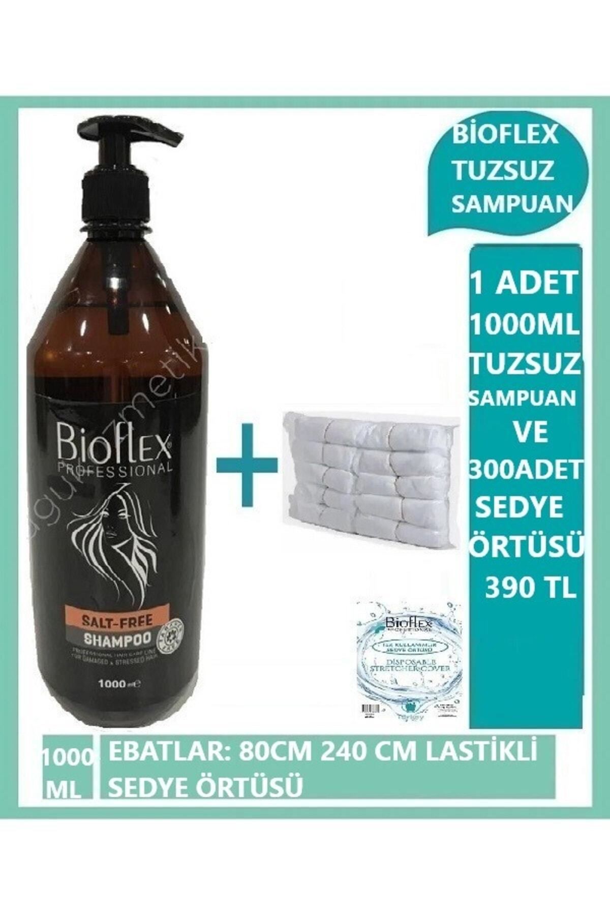 Bioflex Professional Tuzsuz Sampuan 1000 ml Ve 300 Adet Sedye Örtüsü