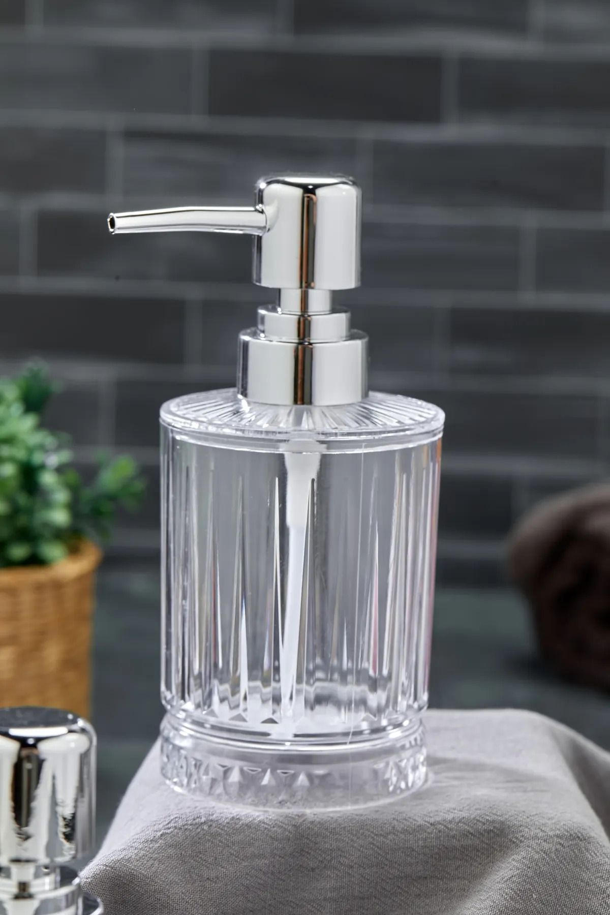 B.A.Y.NUVOLA Banyo Mutfak Akrilik Sıvı Sabunluk - Dekoratif Deterjan Sabunluk Cam Değildir 250 ml