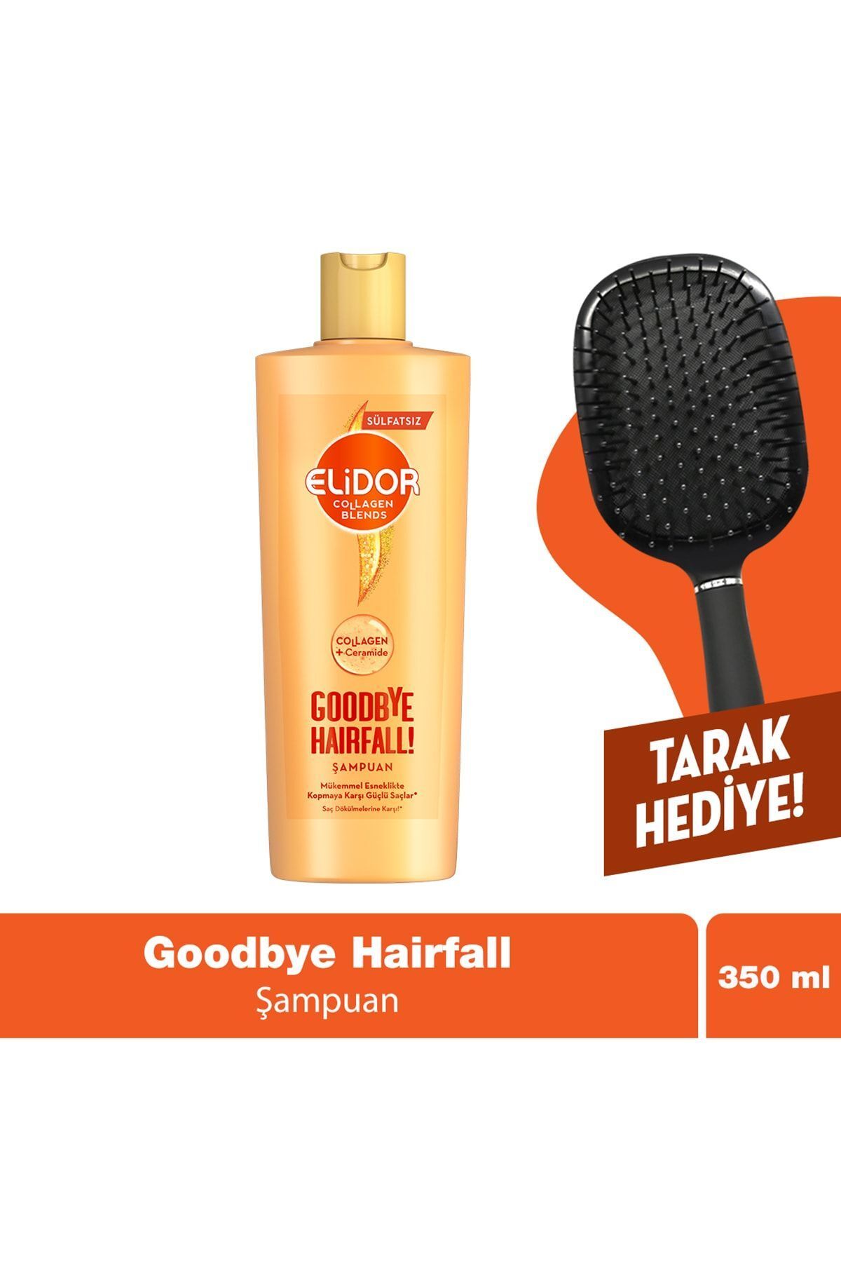 Elidor Collagen Blends Sülfatsız Saç Bakım Şampuanı Goodbye Hairfall Saç Dökülmelerine Karşı 350 Ml