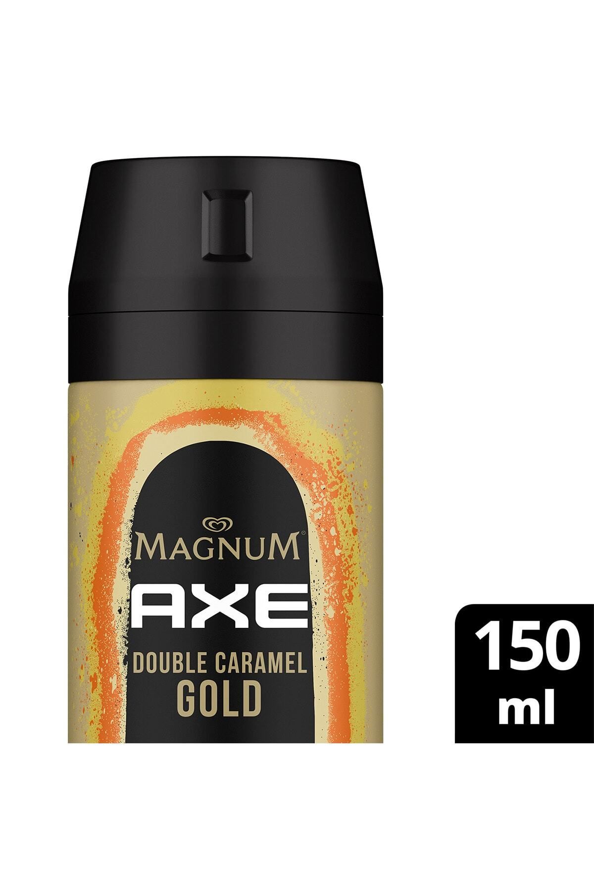 Axe Magnum Erkek Deodorant Sprey Double Caramel Gold Hazzın Kokusu 150 Ml