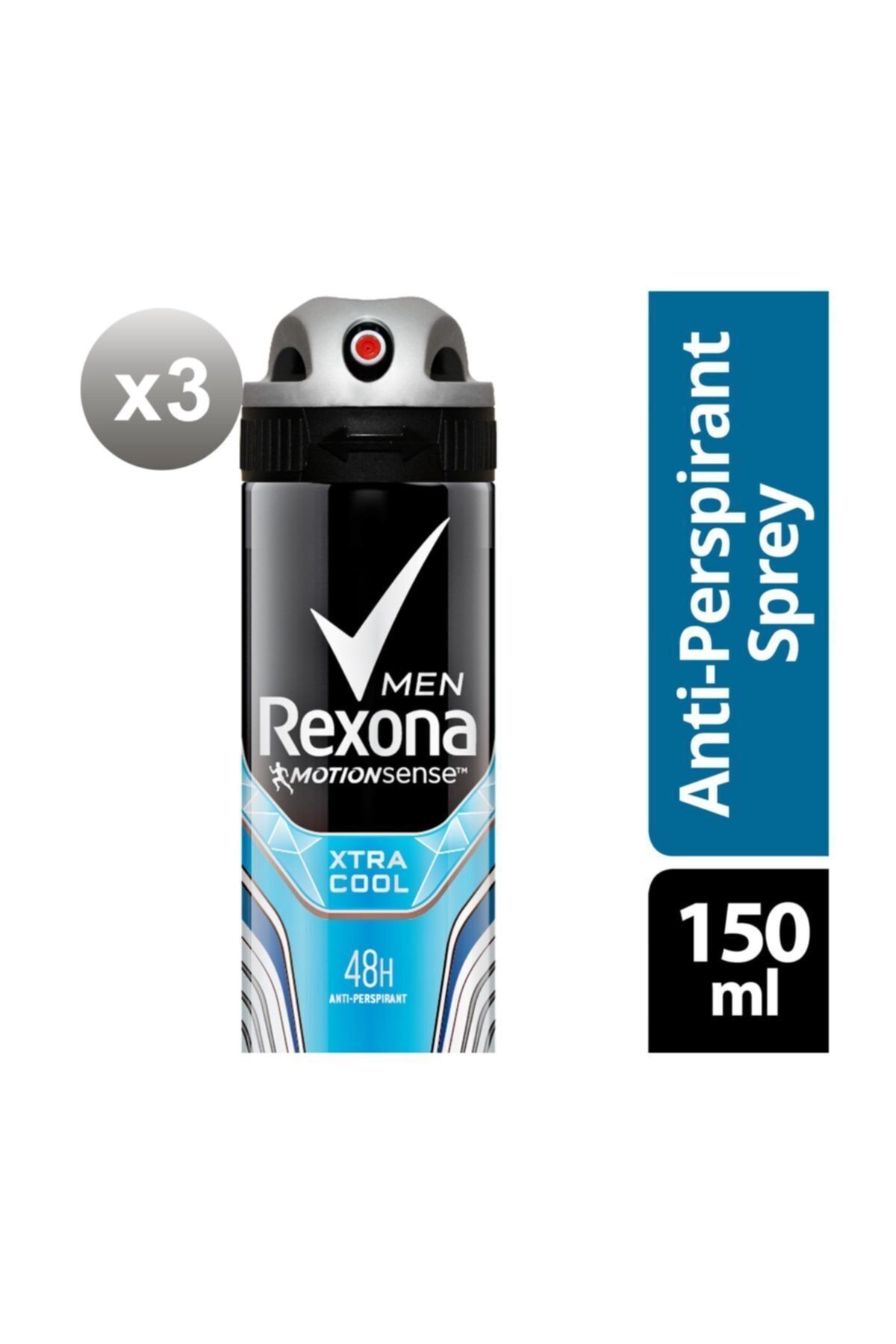 Rexona Erkek Deodorant Sprey Xtra Cool 150 ml X3