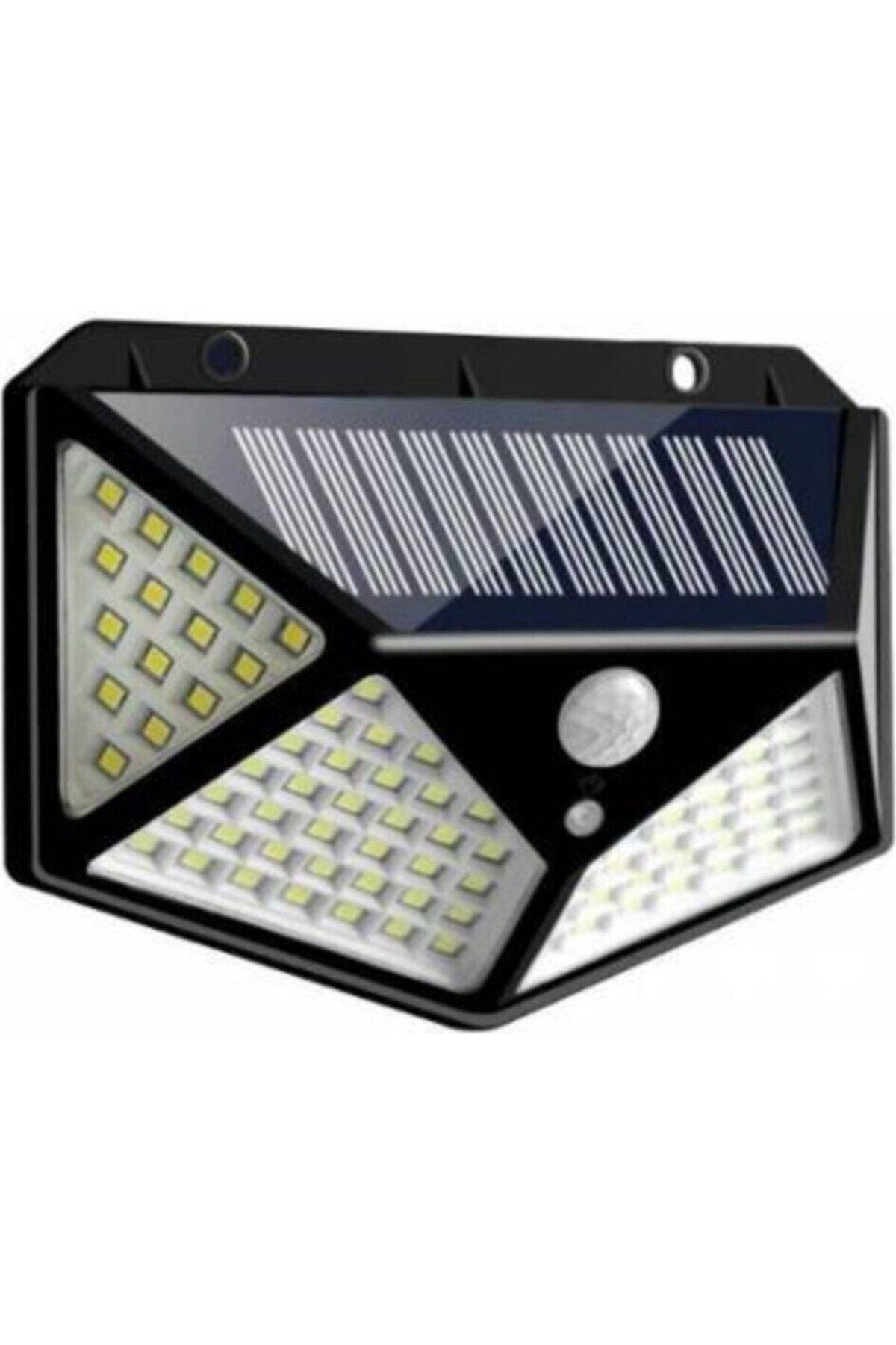 AdmStore Güneş Enerjili Bahçe Aydınlatması Sokak Dış Ortam Solar LED Lamba Su Geçirmez Sensörlü 100 Ledli