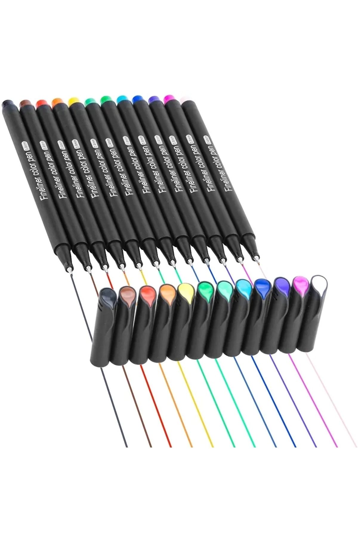 ART PROFFESİONAL Fineliner 0.4 Mm Ince Uçlu Yazı Ve Çizim Kalemi 12 Renk