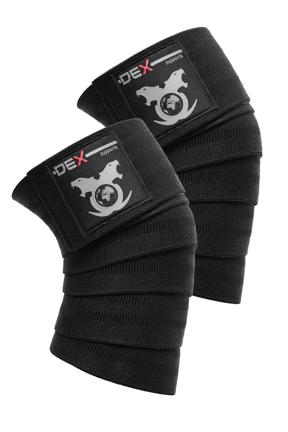Dex Supports Lasting Energy Knee Wraps Legend Series , Diz Bandajı, Diz Sargısı 2’li Paket