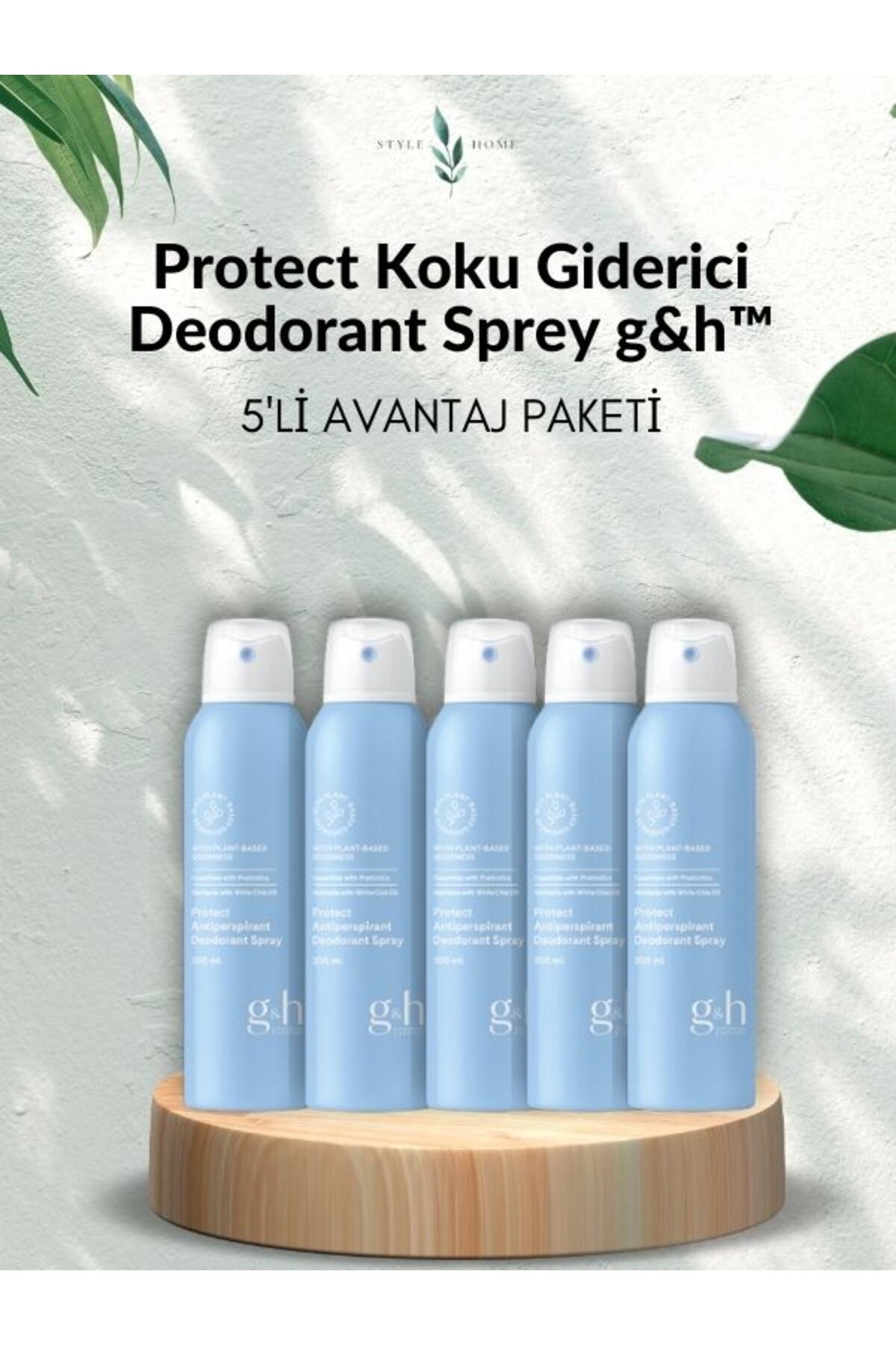 Amway Protect Koku Giderici Deodorant Sprey g&h™ 5 ADET