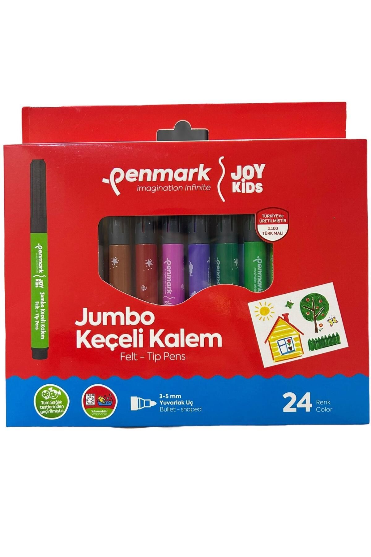 penmark SÜPER YIKANABİLİR KEÇELİ KALEM 24 LÜ SET HS-706-24 709700