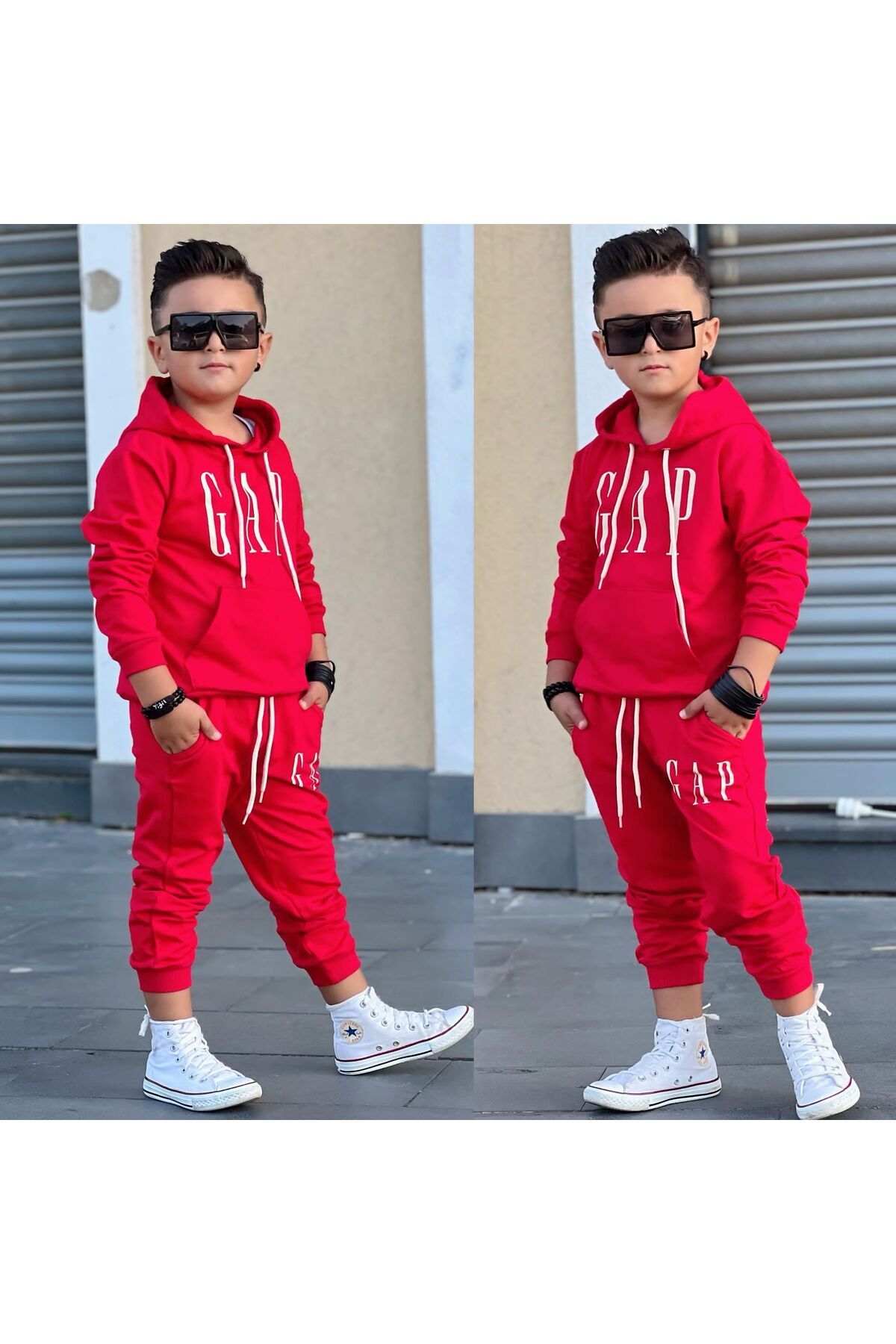 ByErKurt kids wear 2 li Çocuk Eşofman Takımı Unisex Model