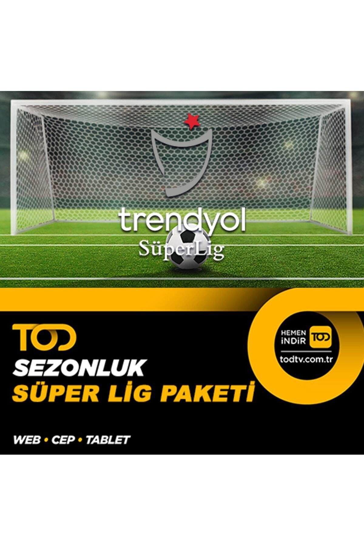 TOD TV Sezonluk Süper Lig Paketi - (Web + Cep + Tablet)