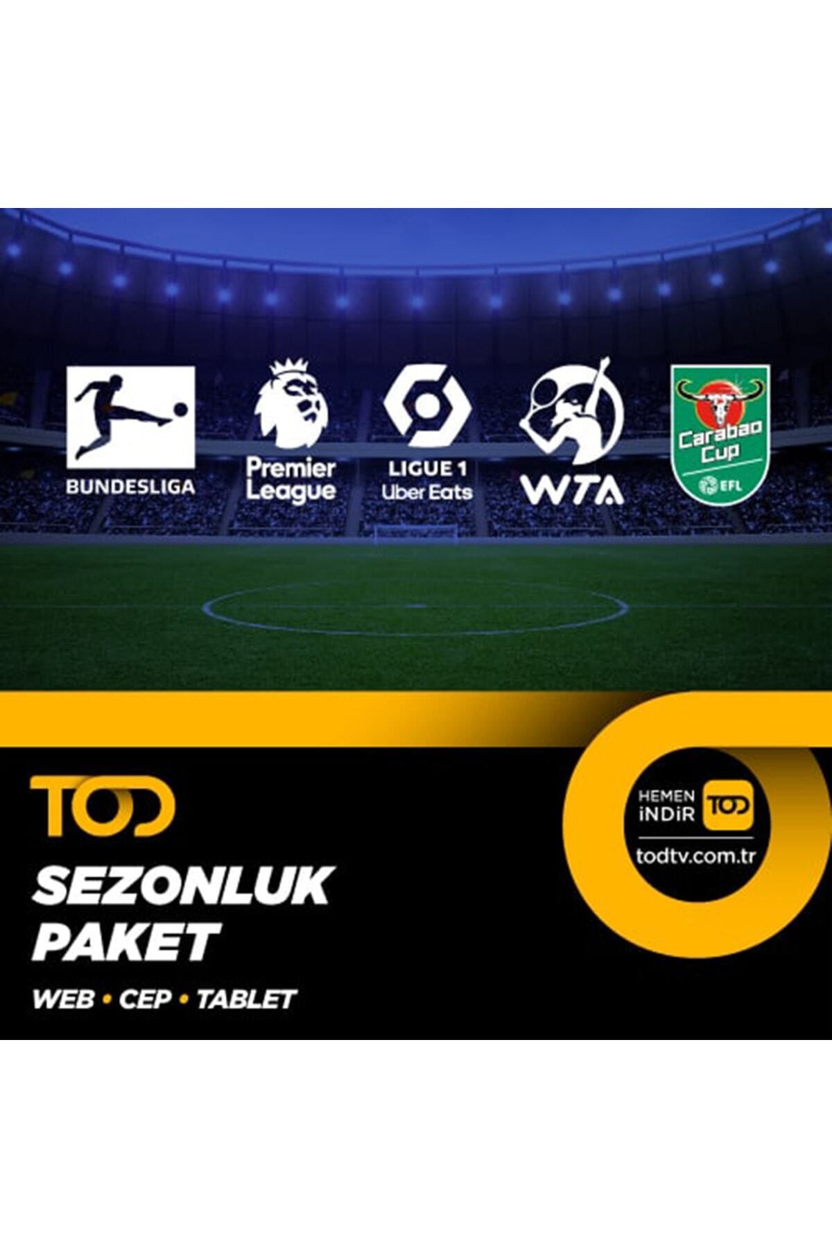 TOD TV Sezonluk Spor Extra+ Paketi - (web + Cep + Tablet)