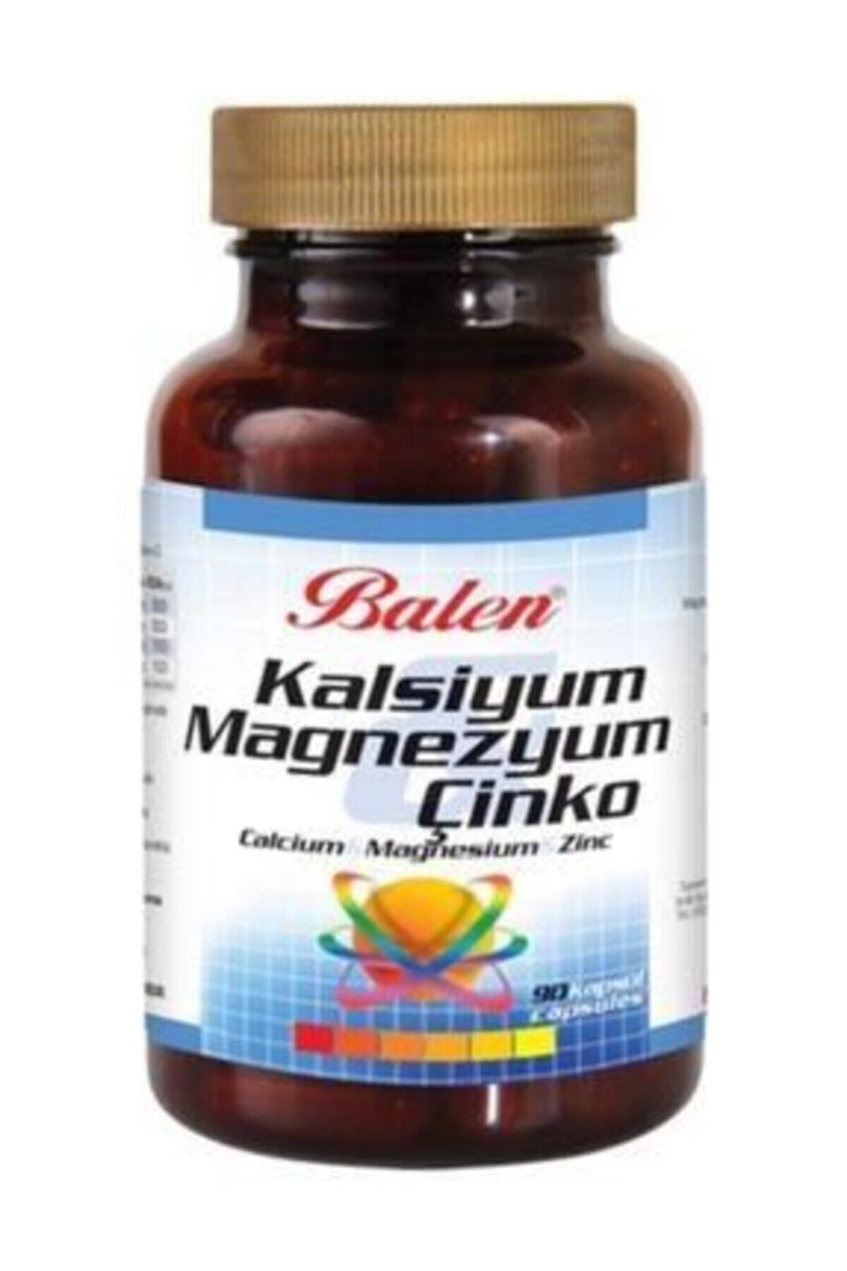 Balen Güçlü Kemik Yapısı Için Orjinal Kalsiyum & Magnezyum & Çinko 709 Mg 90 Kapsül