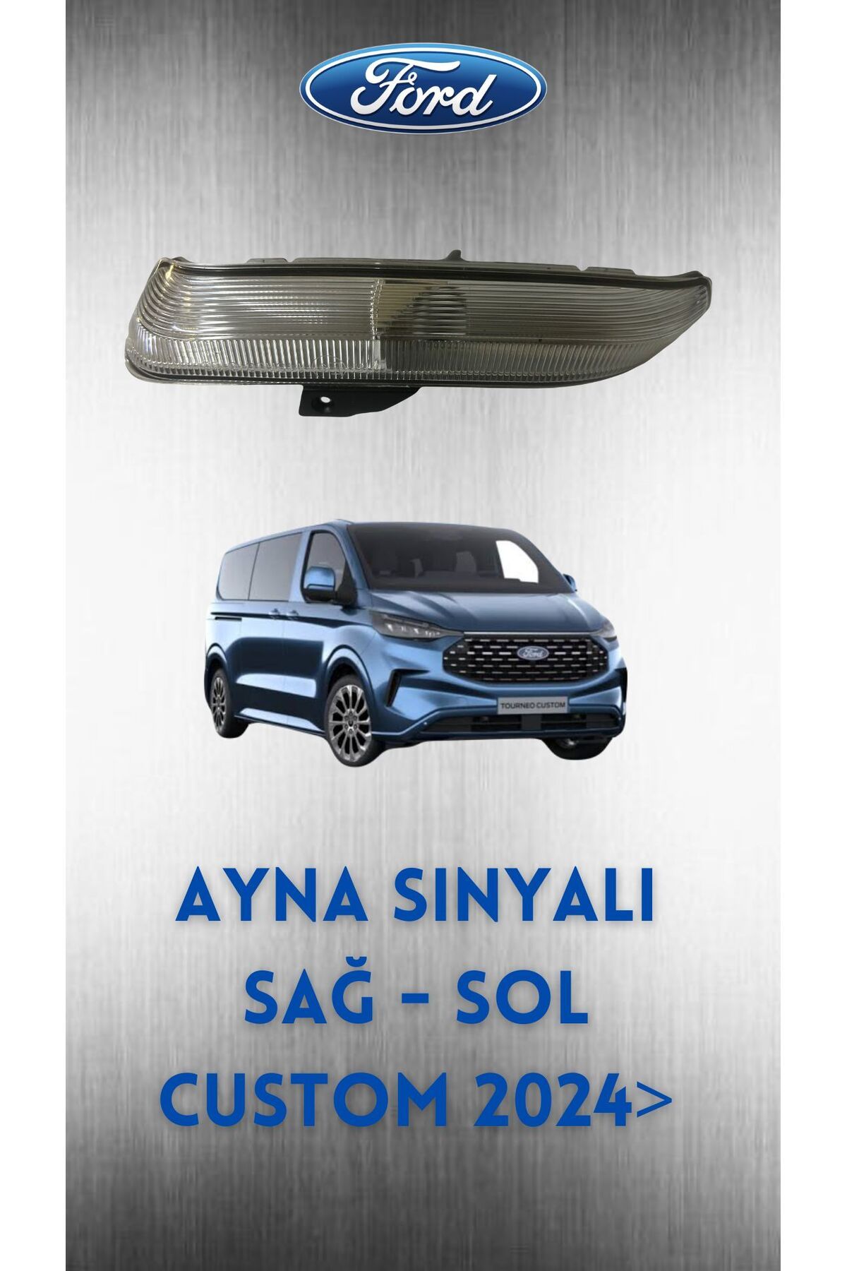 OEM Courier 2024 Ayna Sinyali Sağ - Sol Takım (2 Adet)