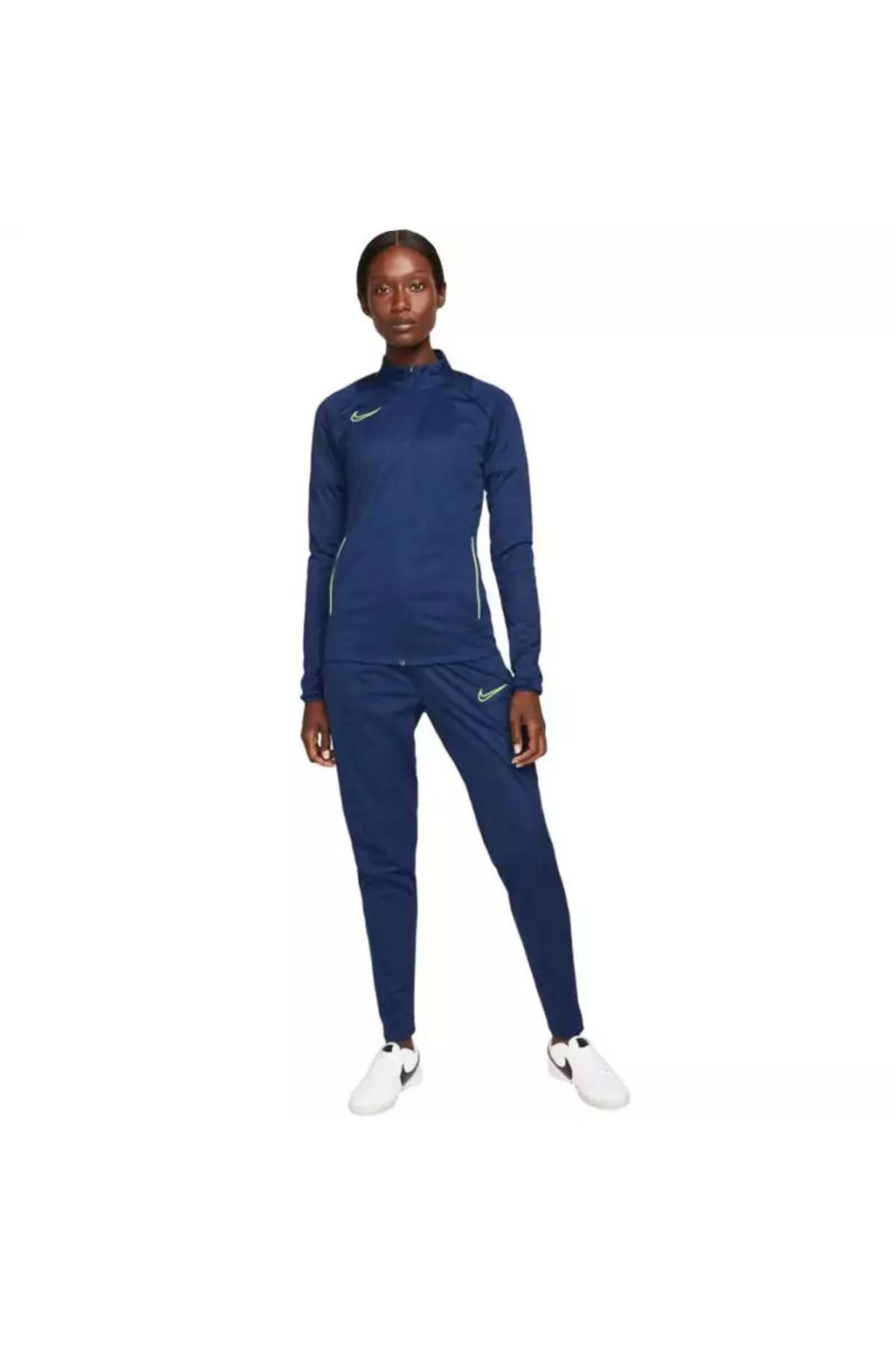 Nike W Nk Df Acd21 Trk Suit K dri fit kadın mavi eşofman takımı