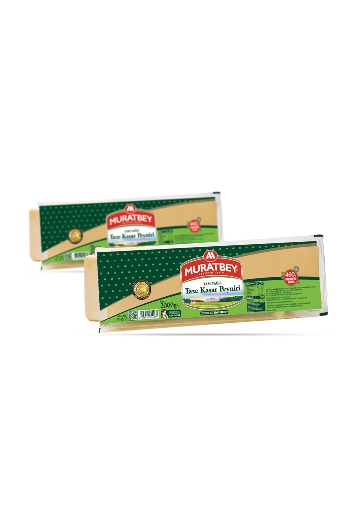 Muratbey Tam Yağlı Taze Kaşar Peyniri 2 Kg