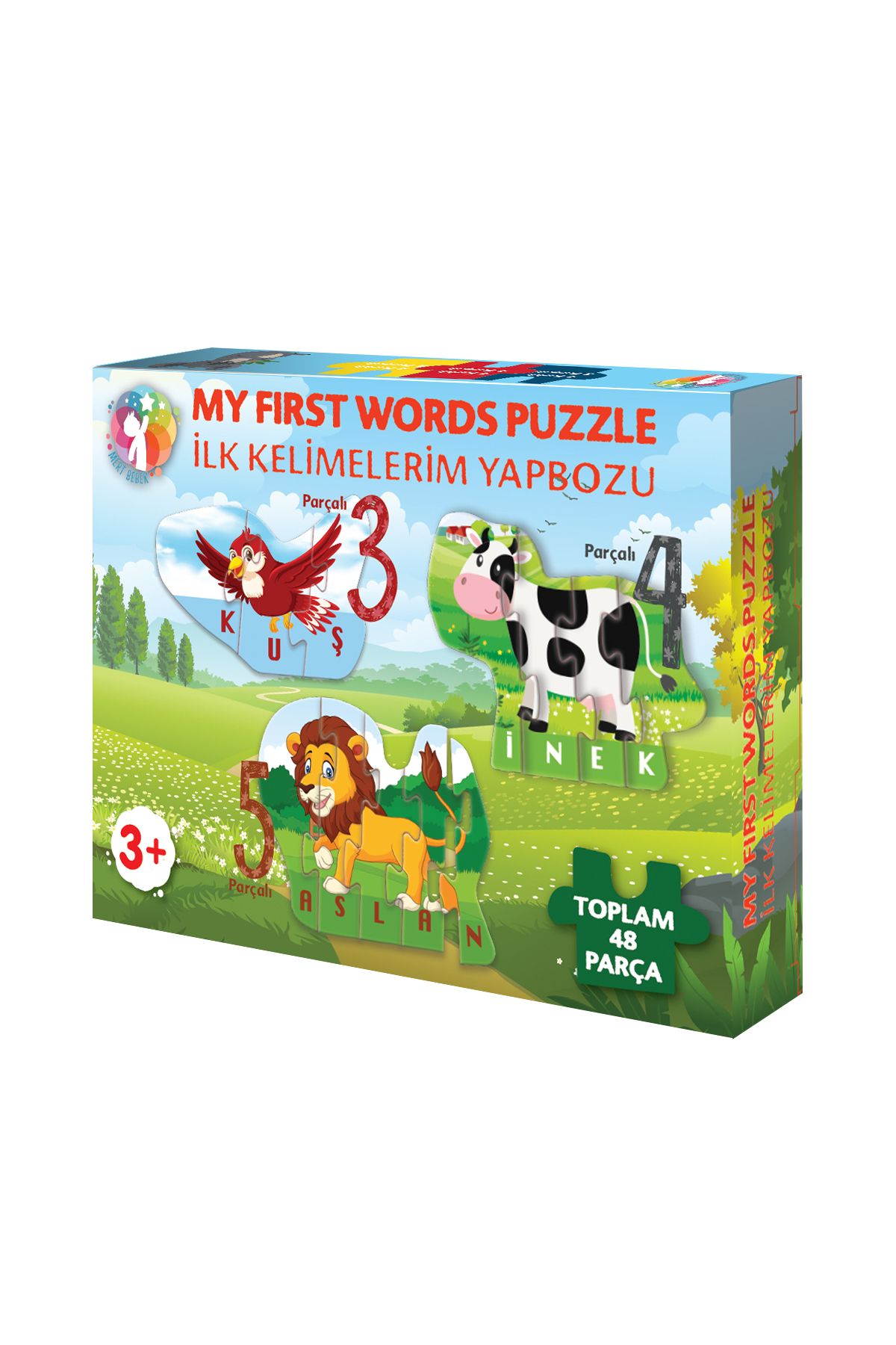 MERT BEBEK İLK KELİMELERİM YAPBOZU 'MY FIRST WORLDS PUZZLE'