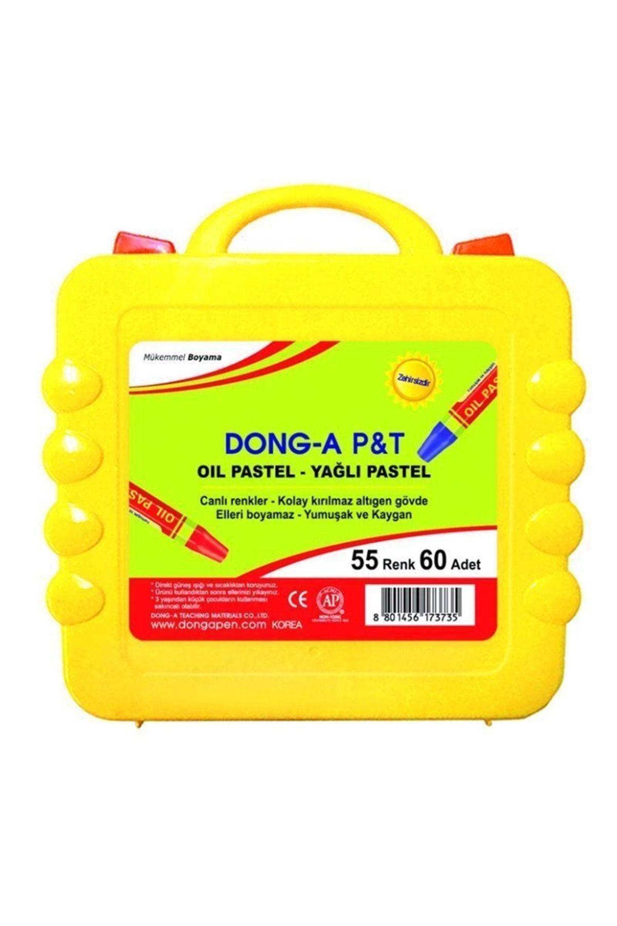 Dong A 262160 Yağlı Pastel Boya 55 Renk 60lı Çanta