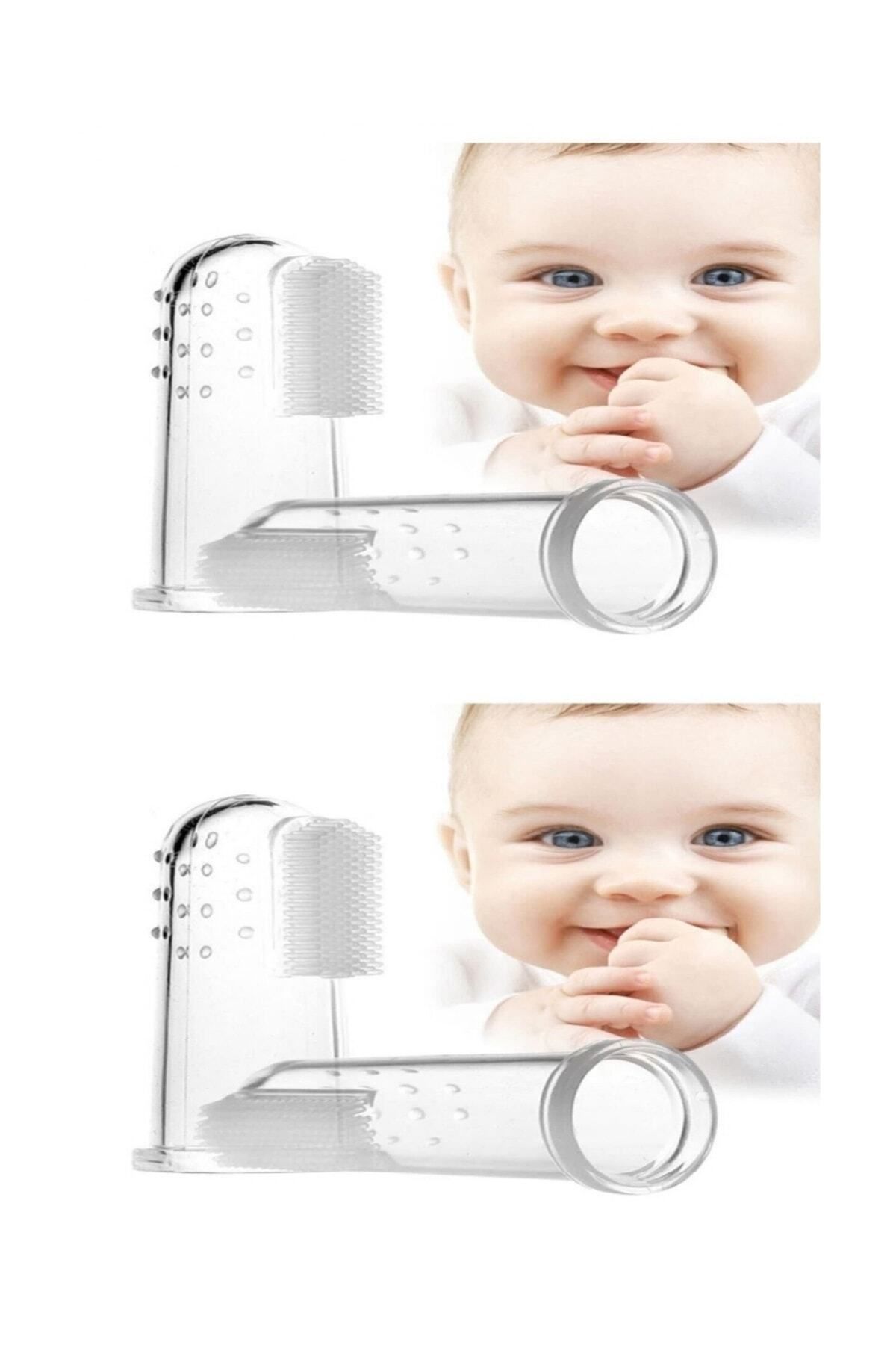 Impress 2'li Mini Bebek Çocuk Parmak Diş Fırçası Saklama Kabı 2 Adet *renk: Pembe Ve Şeffaf