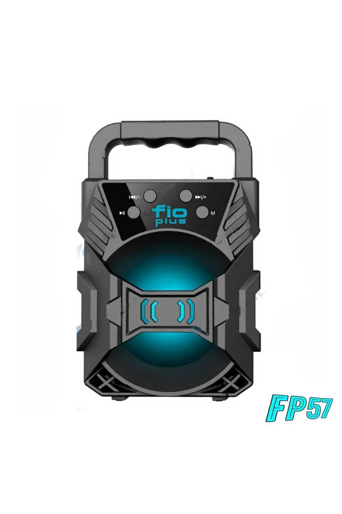 FİOPLUS 1057 Işıklı Bluetooth Hoparlör Taşınabilir Kablosuz Ses Bombası Speaker