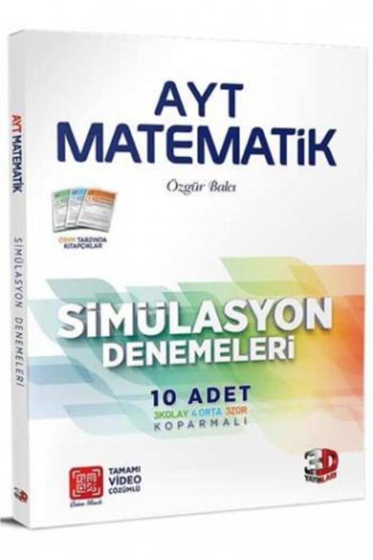 3D Yayınları Ayt Matematik 10 Lu Simülasyon Denemeleri Tamamı Video Çözümlü